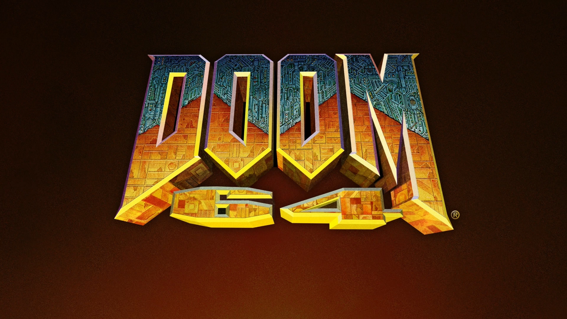 General 1920x1080 title logo Doom (game) minimalism simple background video games