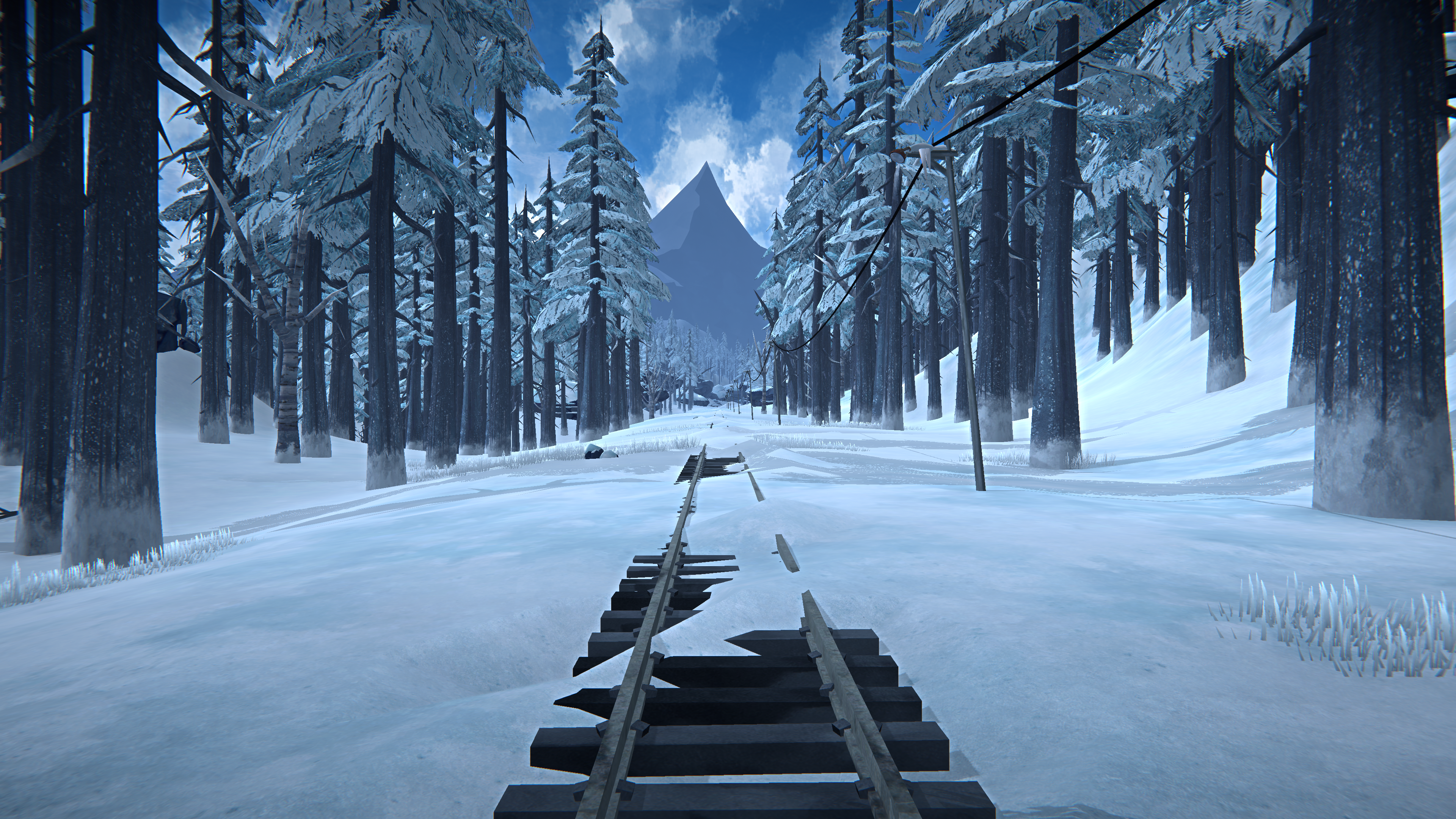 General 3840x2160 video game landscape video games screen shot The Long Dark snow PC gaming survival trees nature video game art