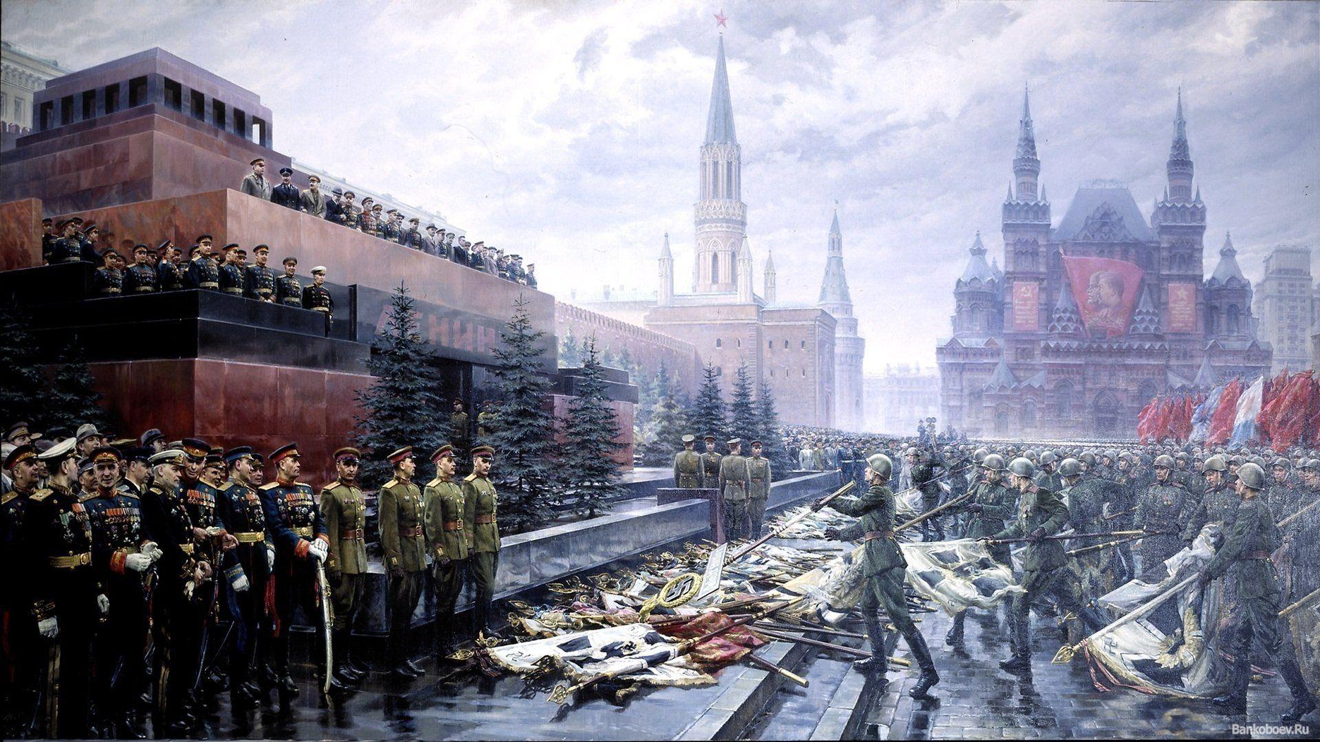 General 1920x1080 Russia Kremlin Joseph Stalin World War II military uniform Victory Day Red Square USSR
