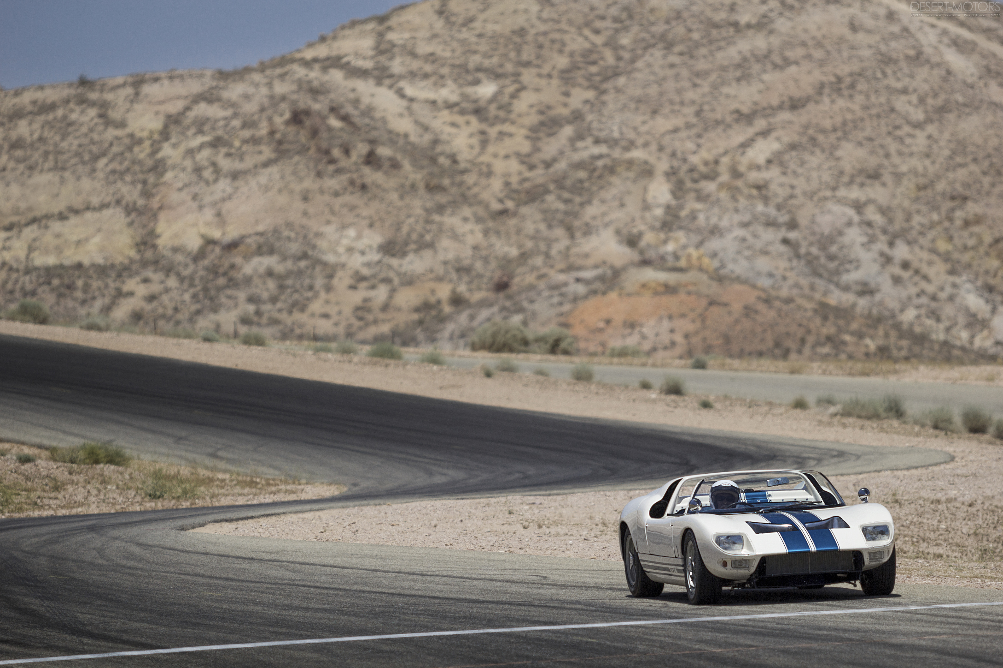 General 3840x2560 Ford GT40 prototypes white cars race cars classic car racing stripes Raceway race tracks desert American cars Ford