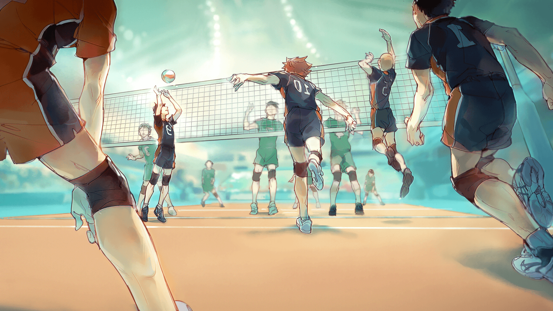 Anime 1920x1080 Haikyuu volleyball anime boys