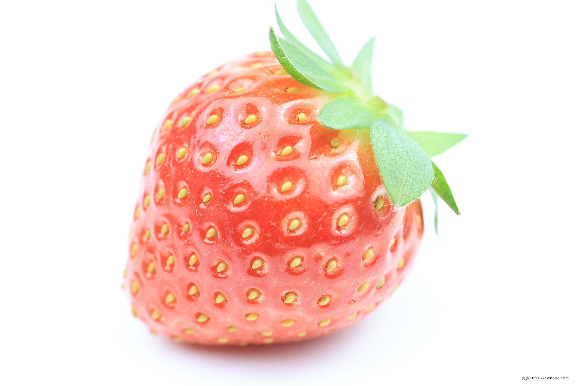 General 1920x1281 strawberries fruit food white background simple background macro closeup