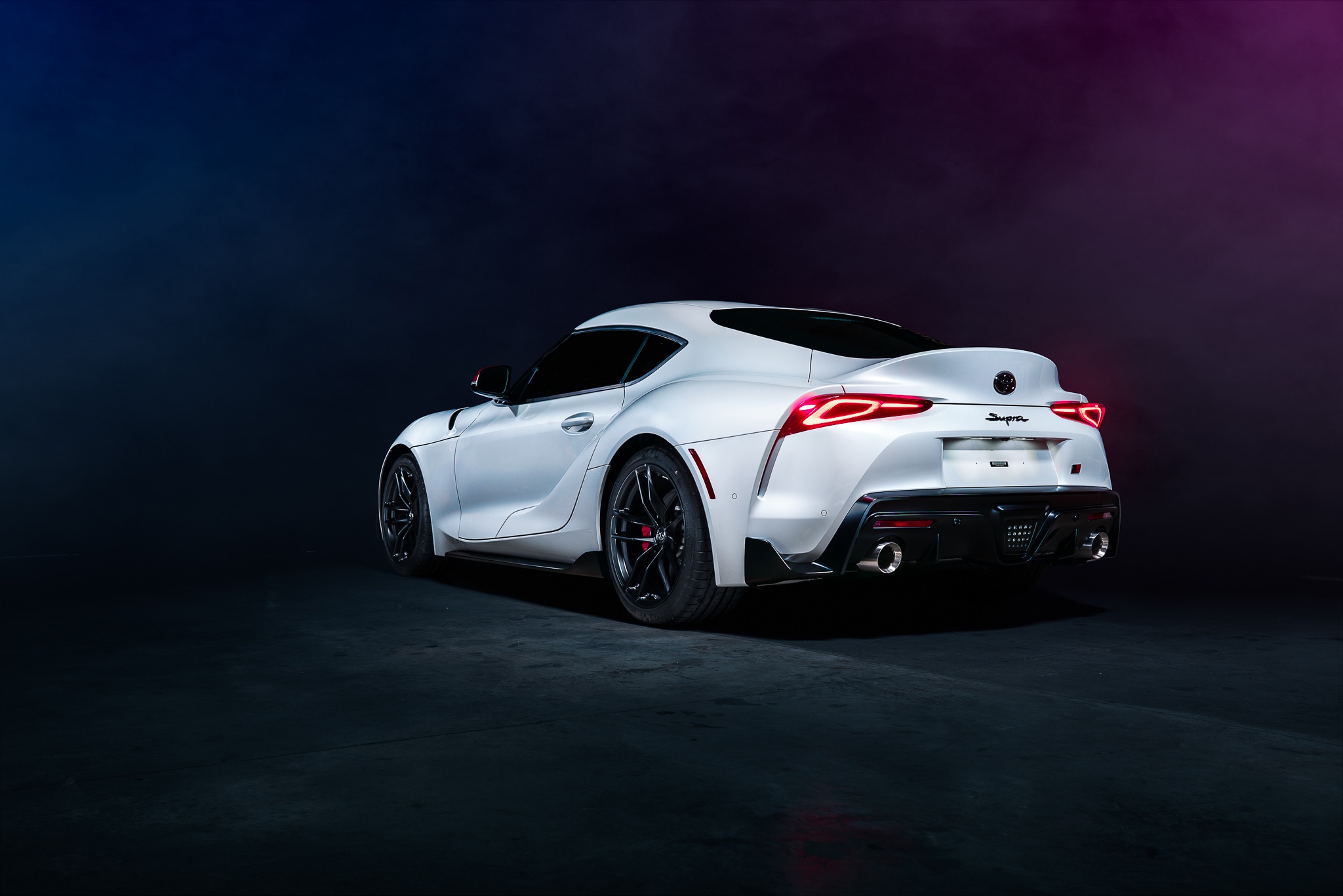 General 2048x1366 car vehicle simple background gradient Toyota white cars Toyota Supra