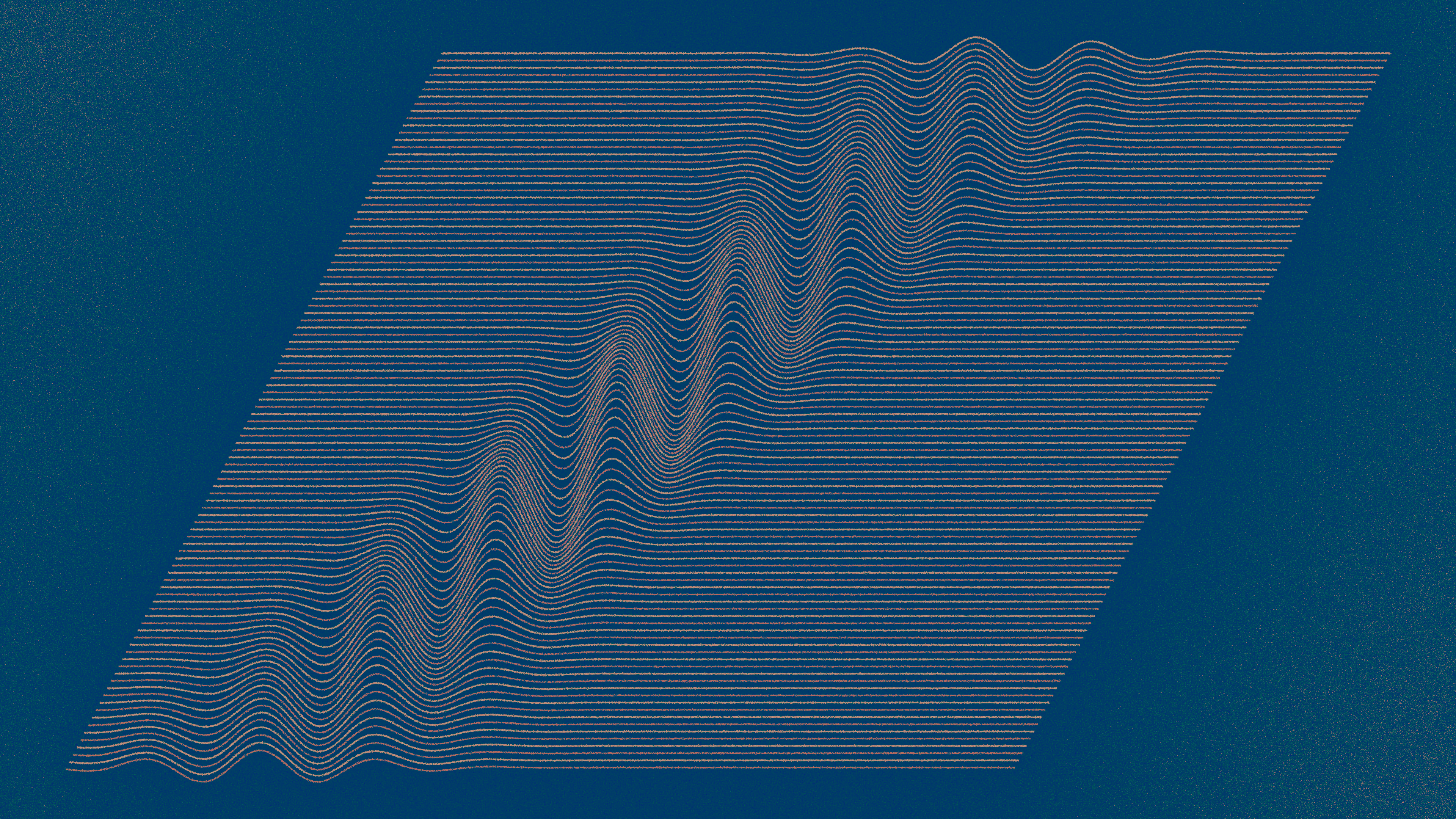 General 3840x2160 waveforms abstract minimalism colorful mathematics geometry