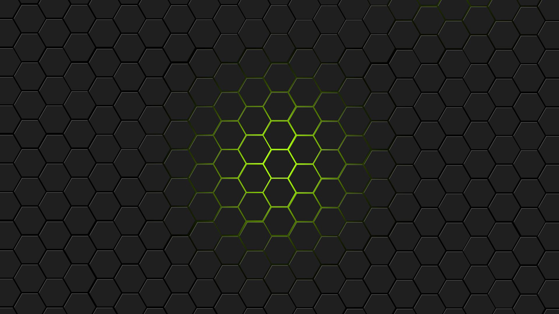 General 1920x1080 green abstract hexagon