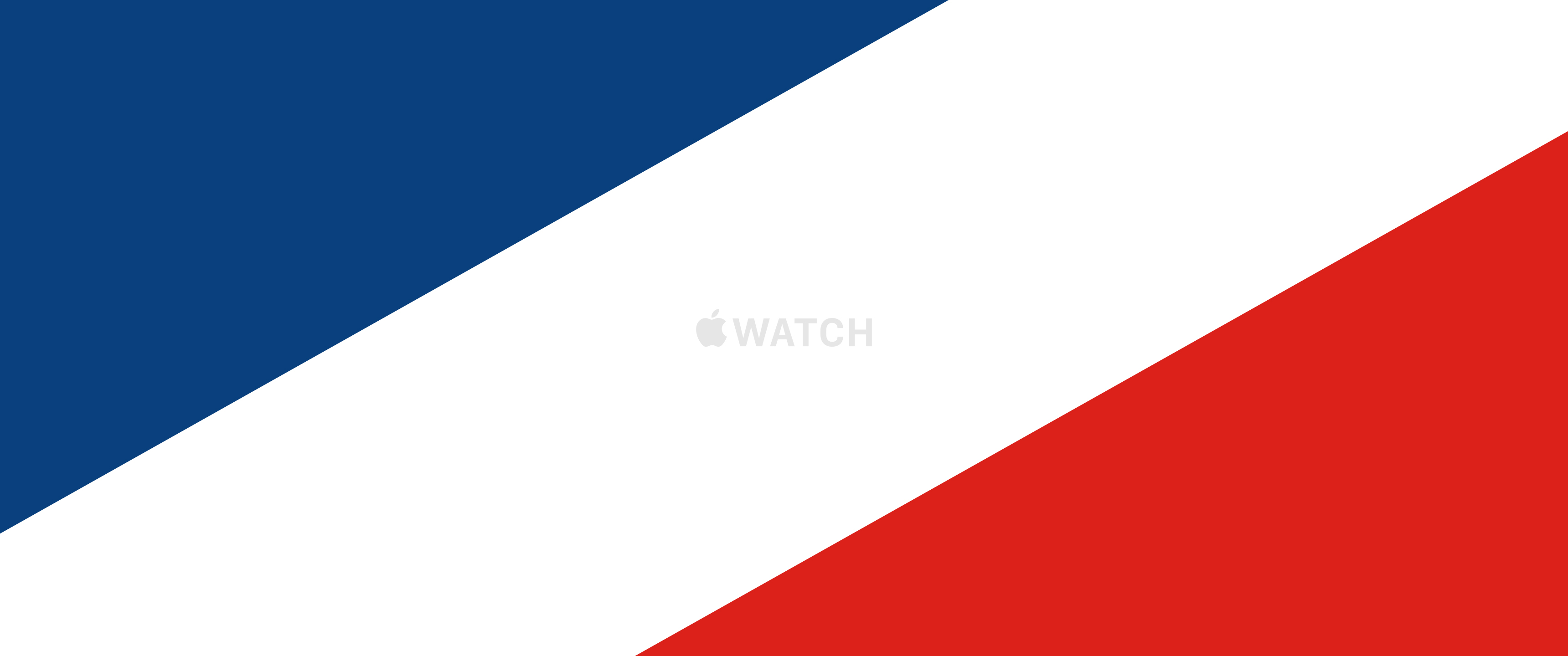 General 3440x1440 France French flag flag blue white red Apple Watch watch digital art ultrawide