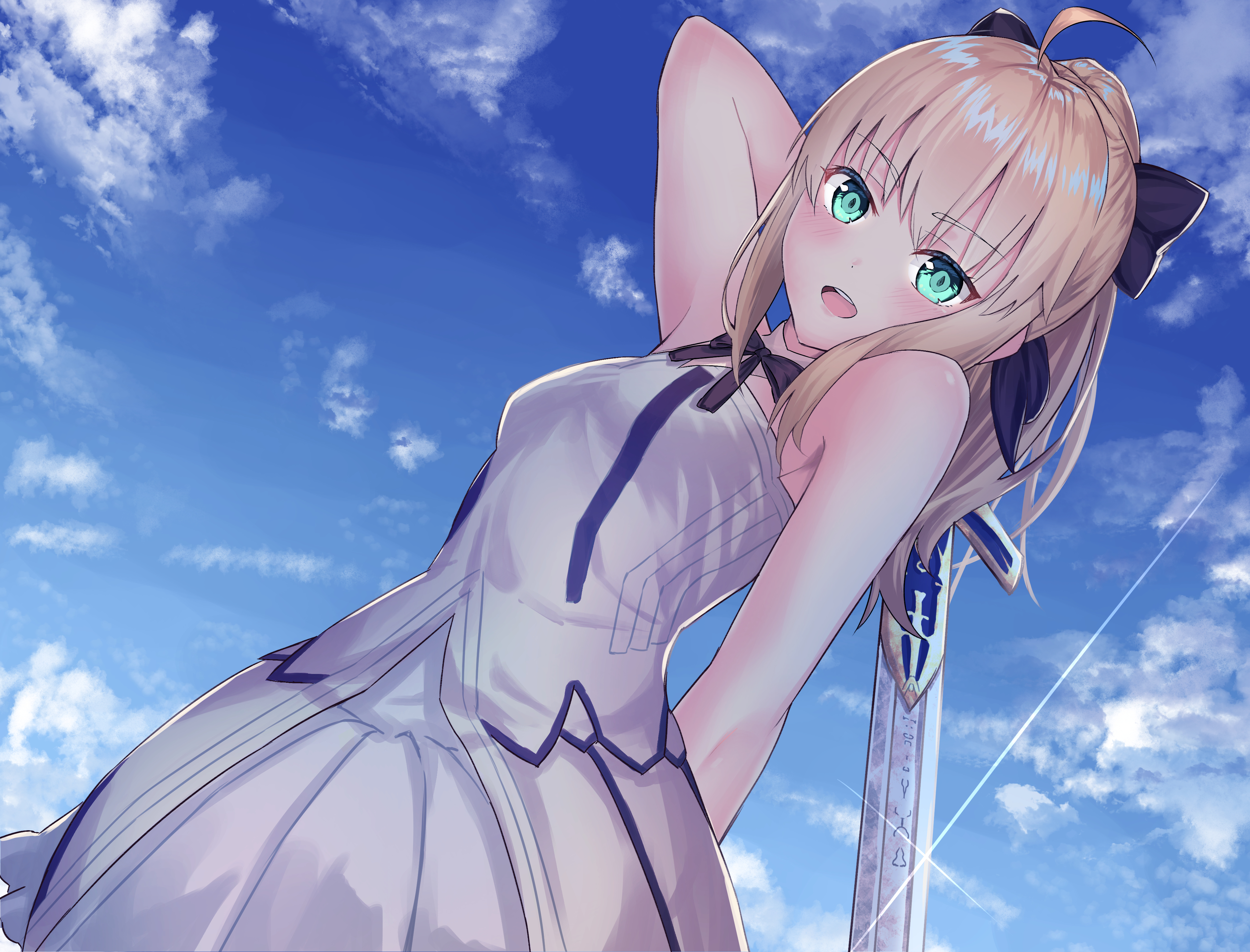 Anime 4093x3119 anime anime girls Fate series Fate/Unlimited Codes  Fate/Grand Order blonde Saber Lily Artoria Pendragon