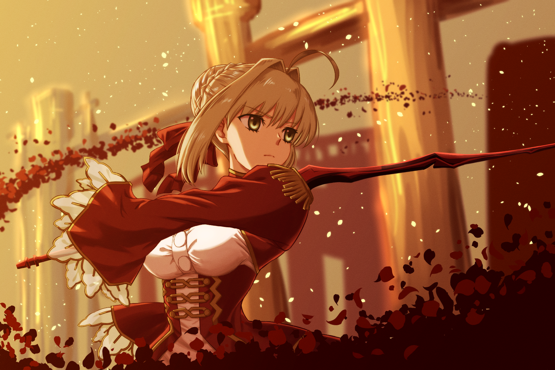 Anime 1800x1200 anime anime girls blonde Fate series Fate/Extra Fate/Grand Order Nero Claudius
