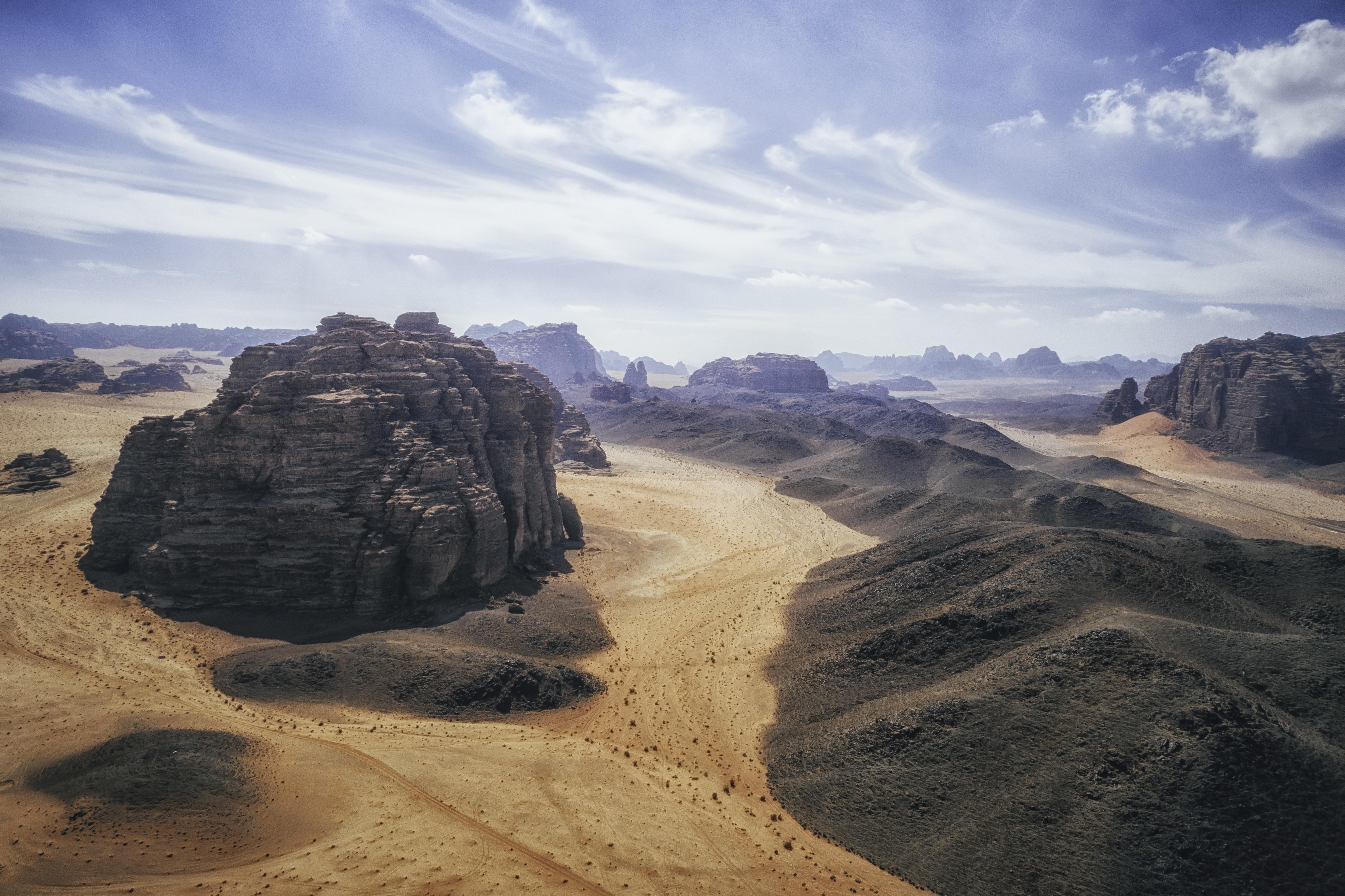 General 5464x3640 Saudi Arabia nature desert landscape