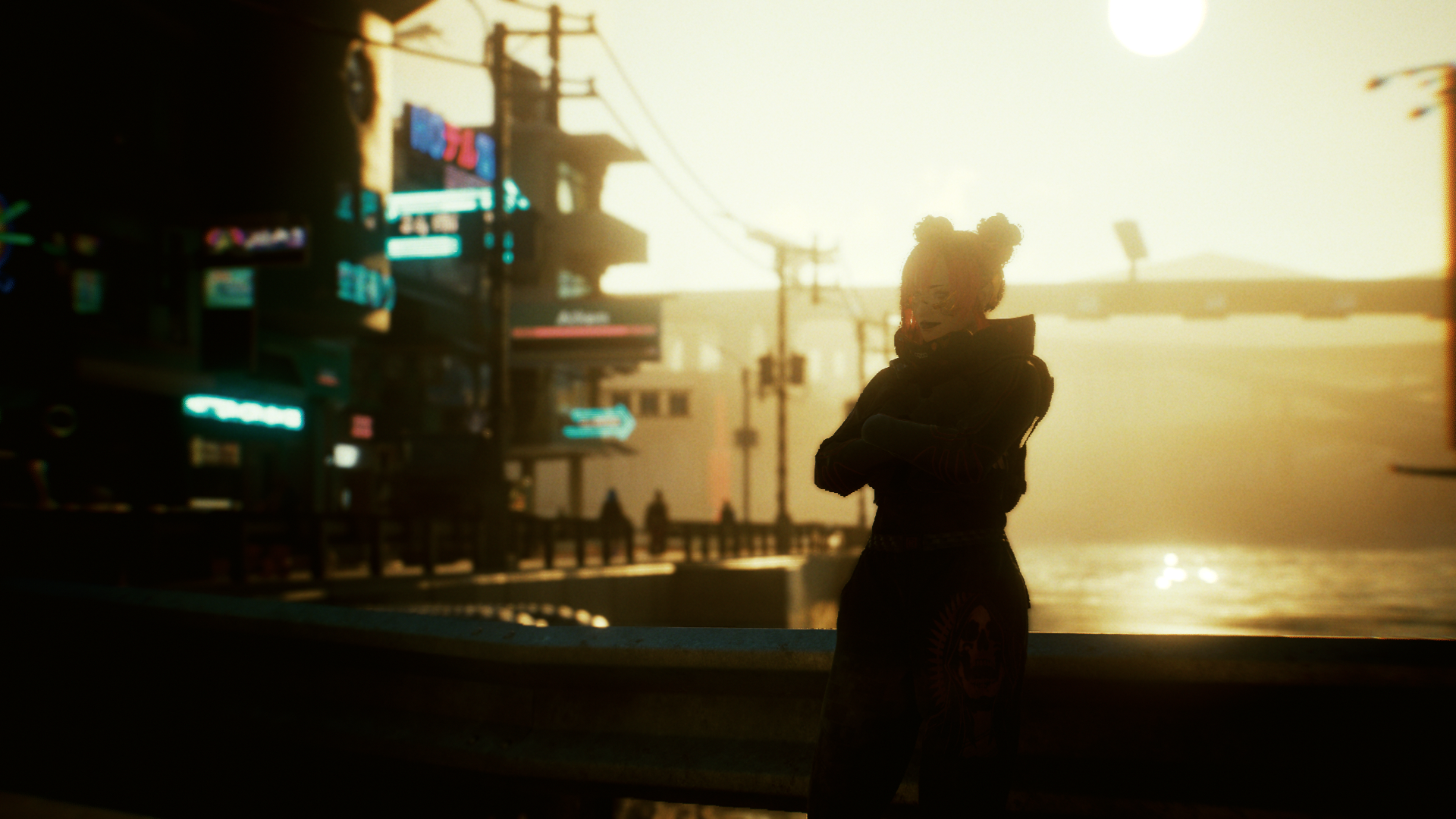 General 1920x1080 Cyberpunk 2077 portrait cityscape futuristic futuristic city cyberpunk CD Projekt RED video games video game characters