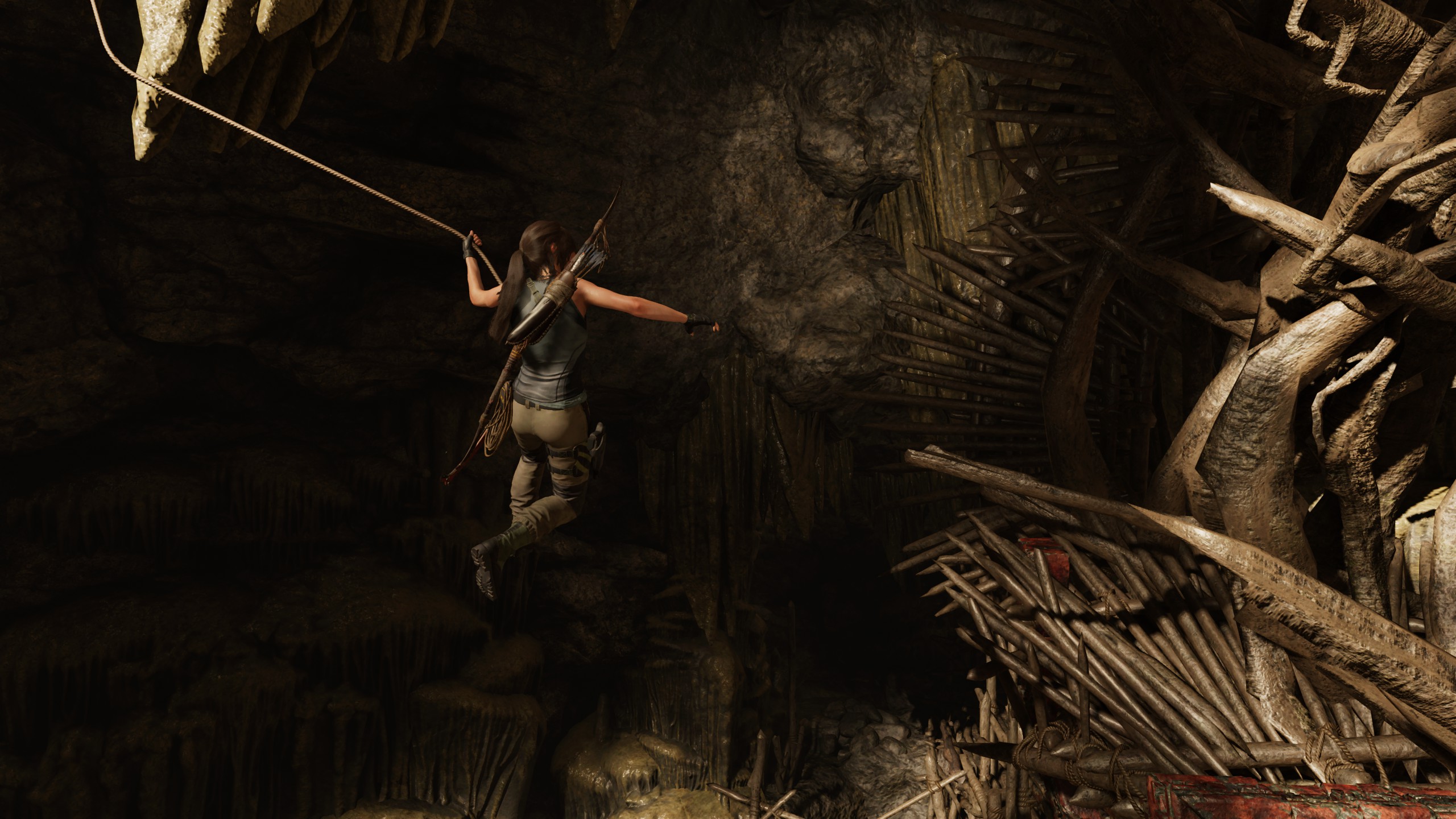 General 2560x1440 Tomb Raider Shadow of the Tomb Raider screen shot Lara Croft (Tomb Raider) video games PC gaming