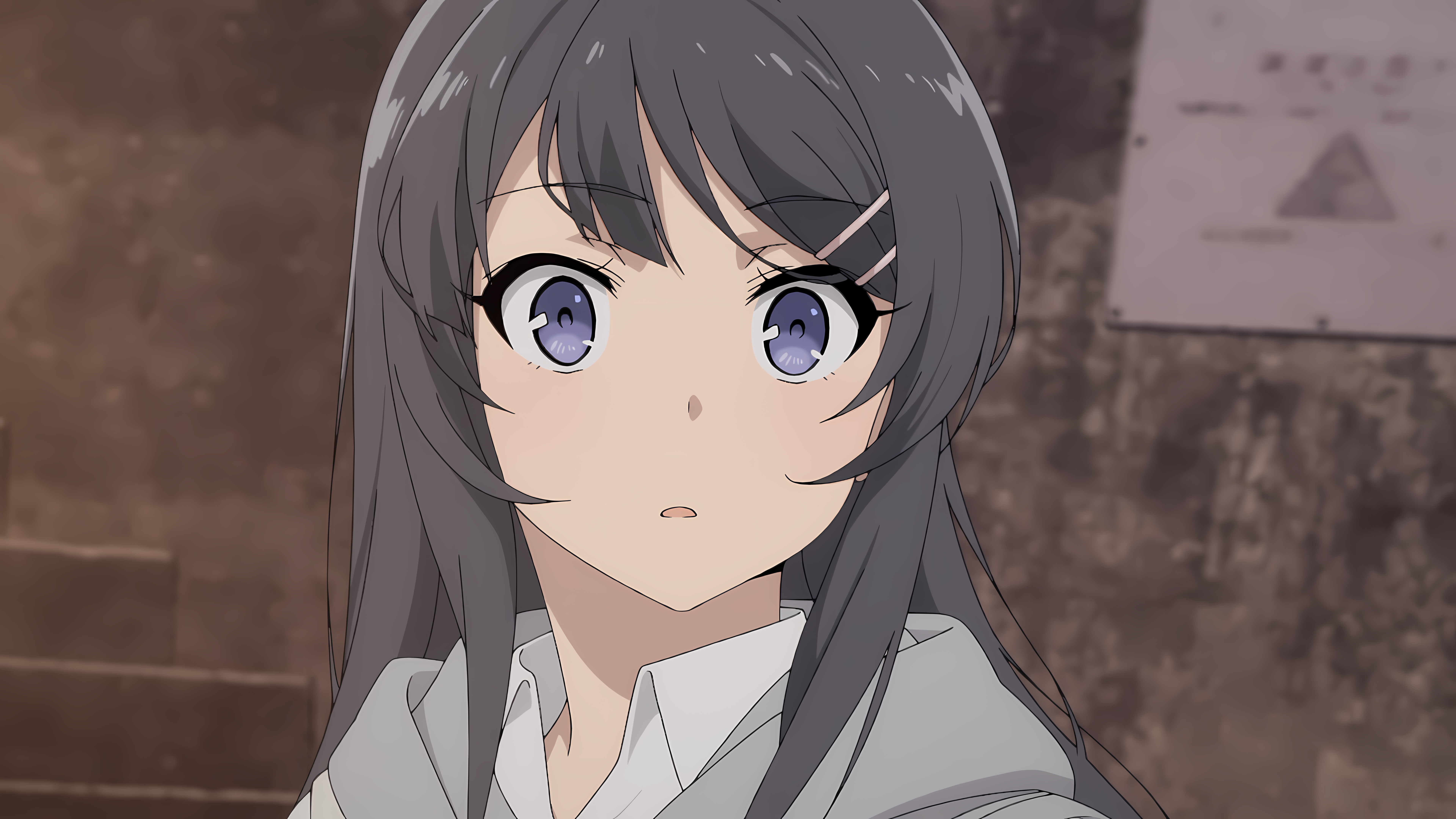 Anime 7680x4320 Sakurajima Mai Seishun Buta Yarō wa Bunny Girl-senpai no Yume wo Minai anime anime girls Anime screenshot
