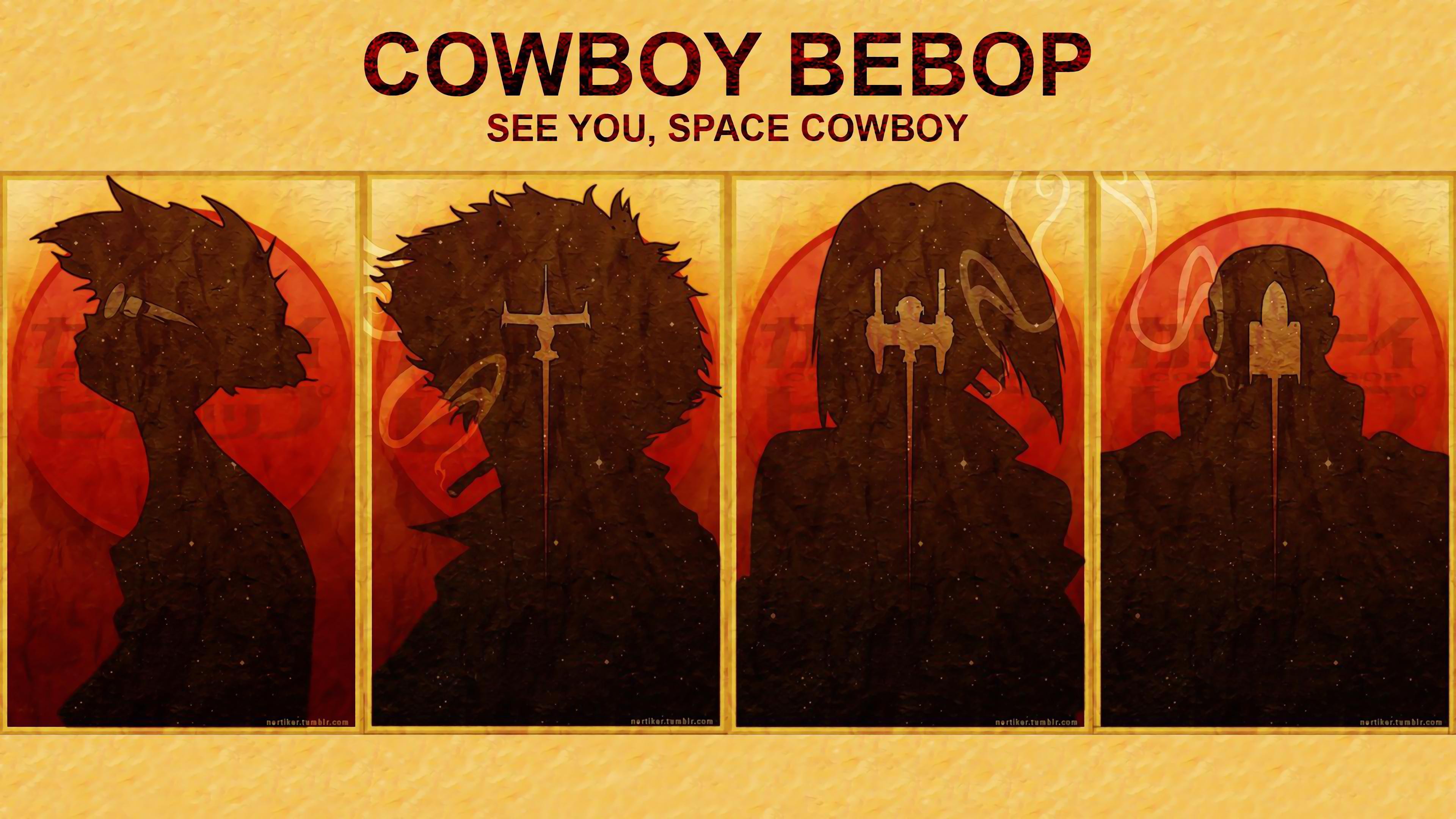 Anime 3840x2160 Cowboy Bebop anime collage