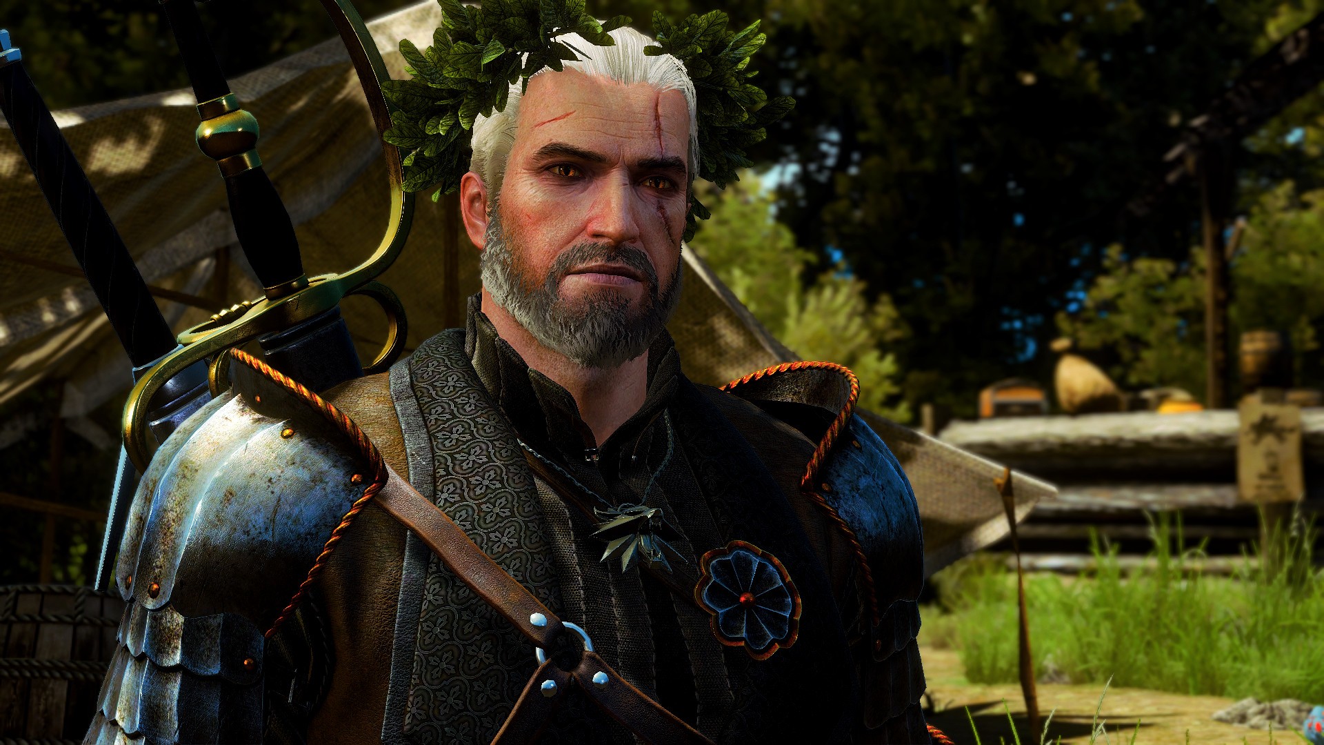 General 1920x1080 The Witcher 3: Wild Hunt Geralt of Rivia armor video games screen shot The Witcher CD Projekt RED The Witcher 3: Wild Hunt - Blood and Wine RPG PC gaming video game men video game characters fantasy men