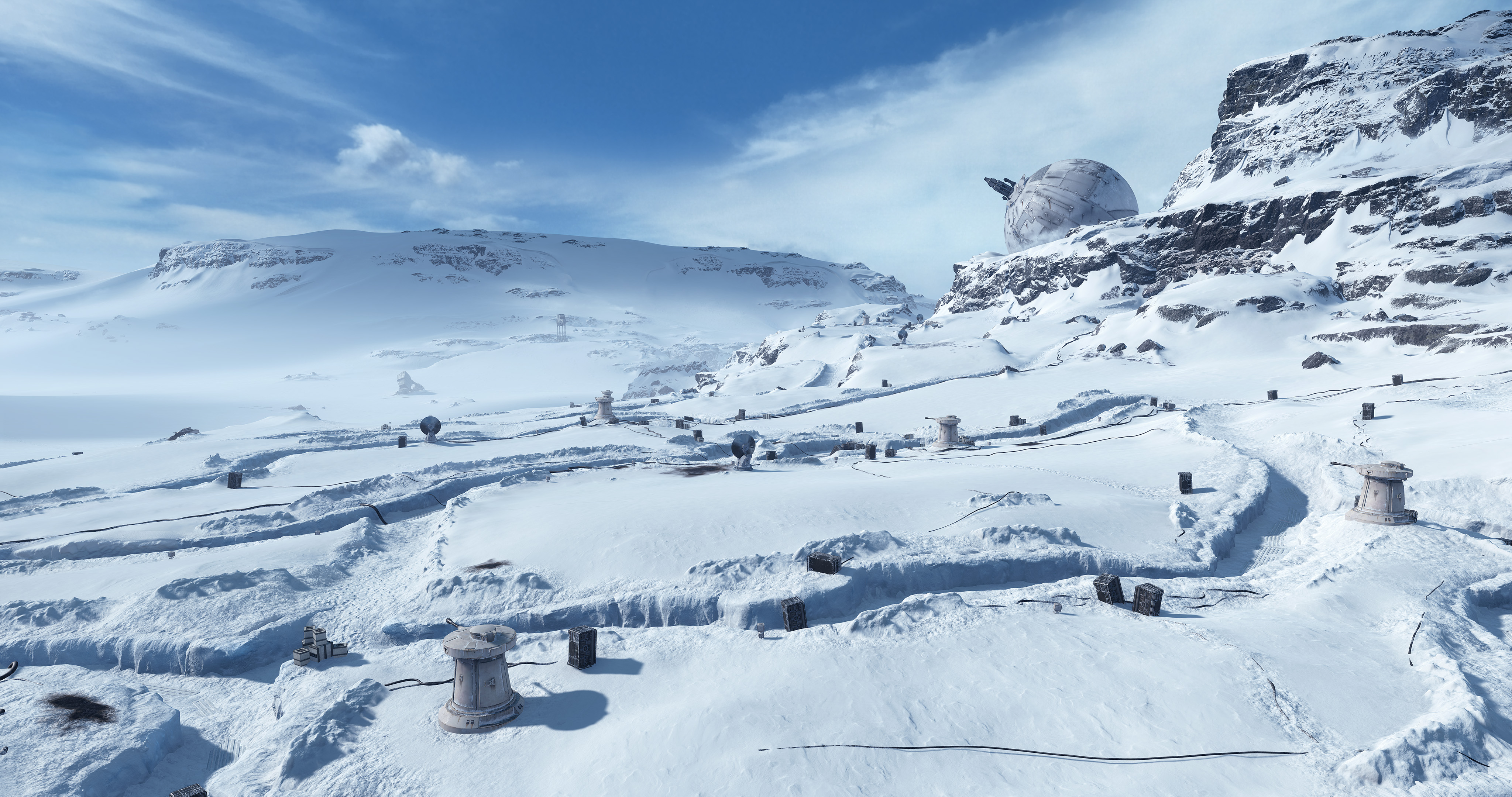 General 4096x2160 Star Wars Hoth snow