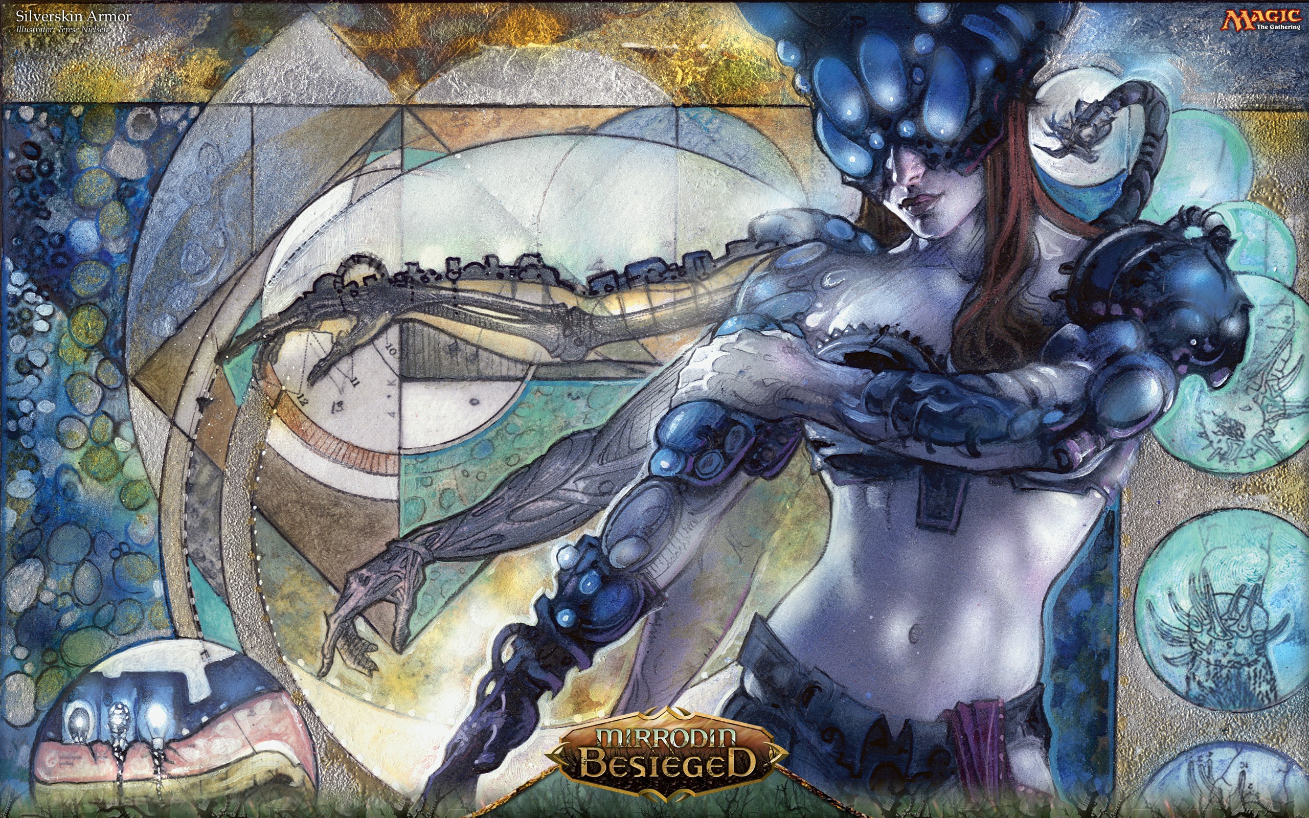 General 2560x1600 gamer Magic: The Gathering fantasy girl fantasy art digital art