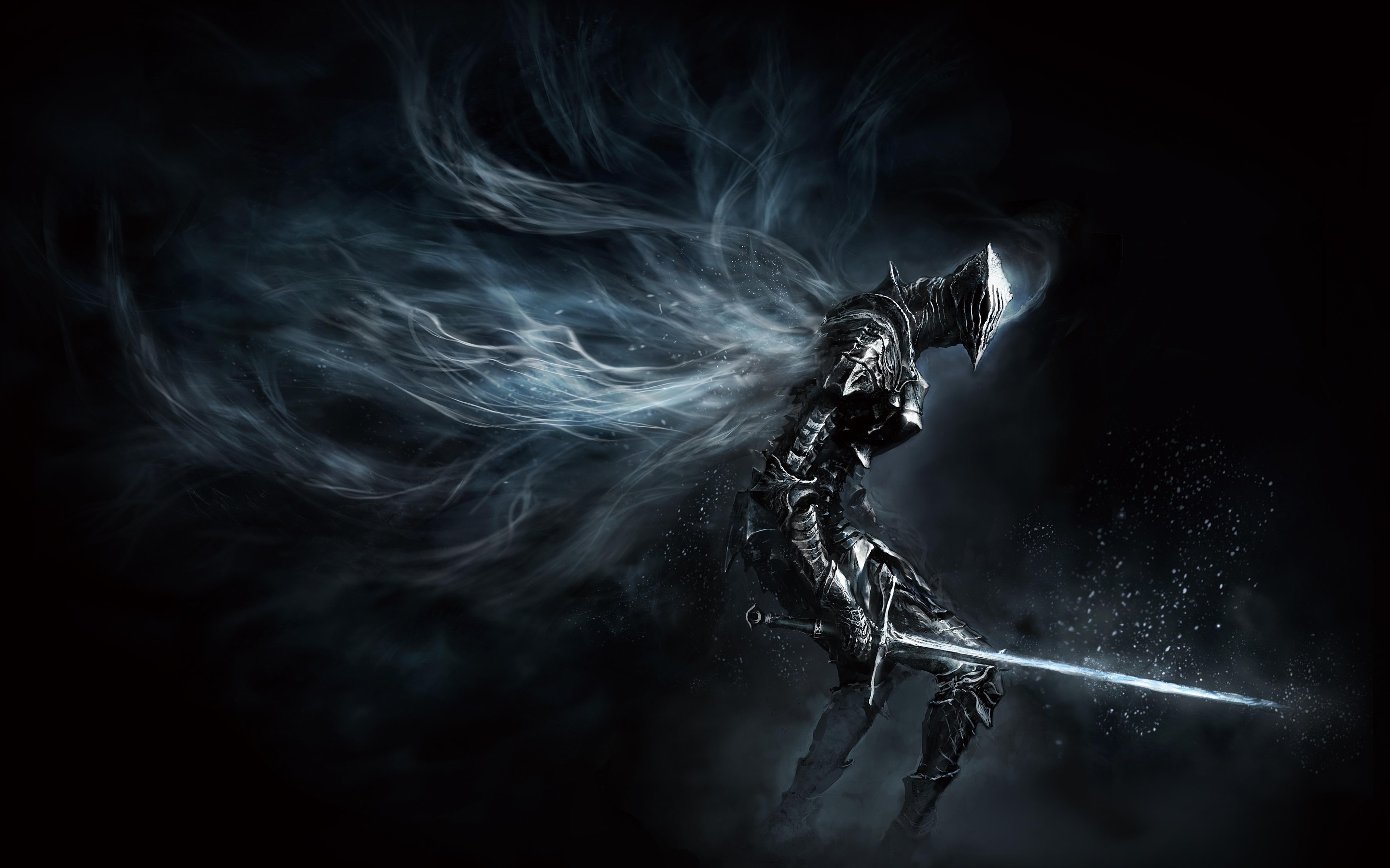 General 2880x1800 video games video game art Dark Souls fantasy art sword From Software