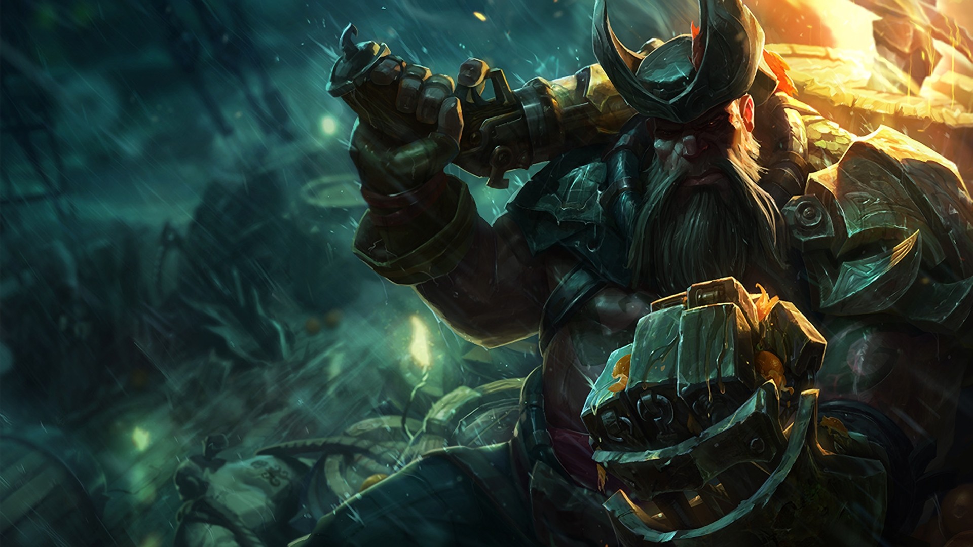 General 1920x1080 League of Legends Gangplank PC gaming Gangplank (League of Legends) pirates video game men video game art video game characters