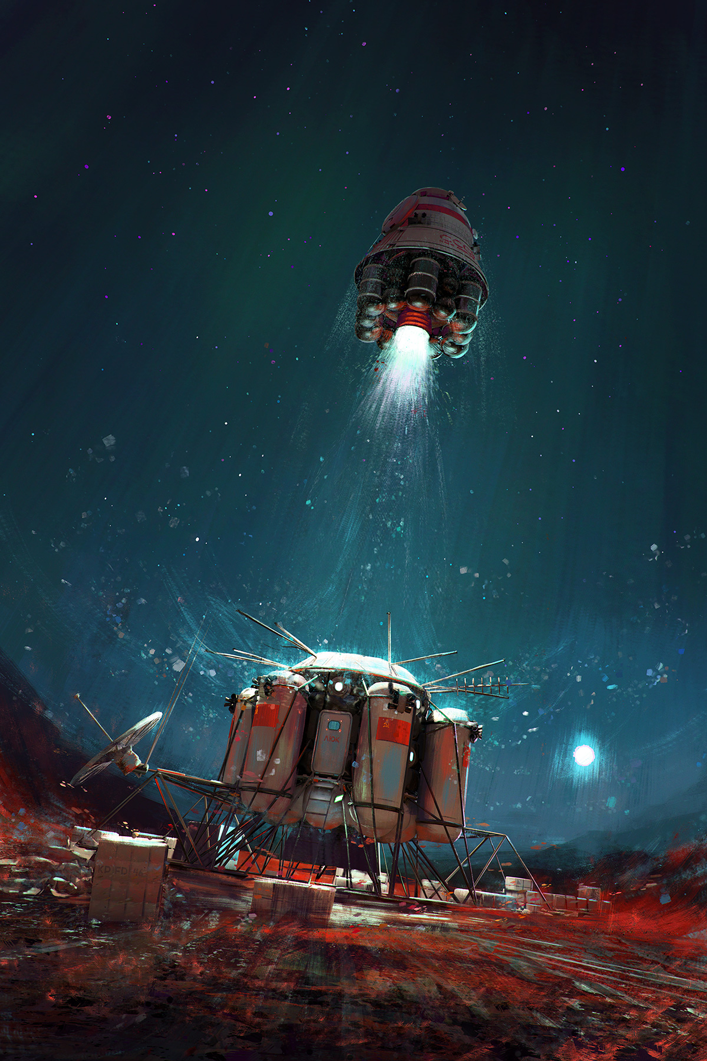 General 1440x2160 artwork digital art science fiction space spaceship