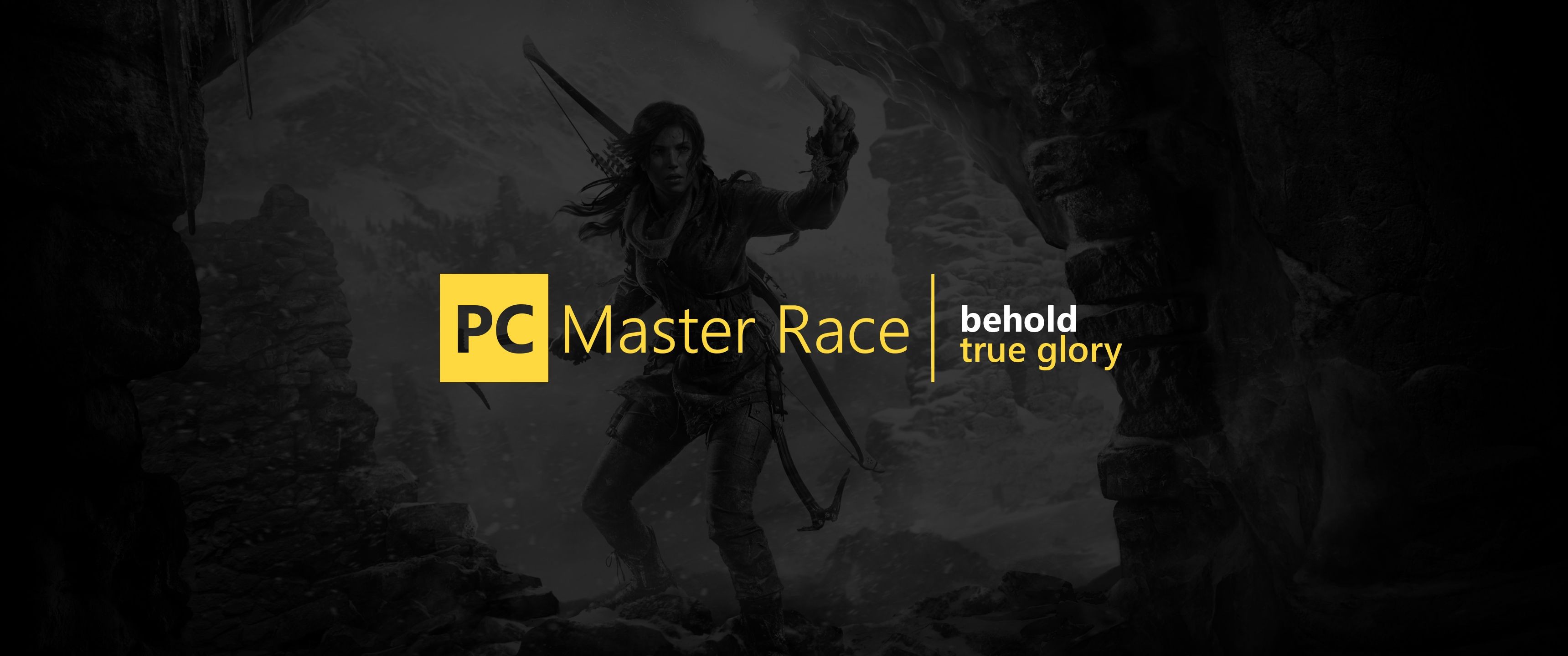 General 3440x1440 PC gaming PC Master  Race Tomb Raider Rise of the Tomb Raider video games text Lara Croft (Tomb Raider)