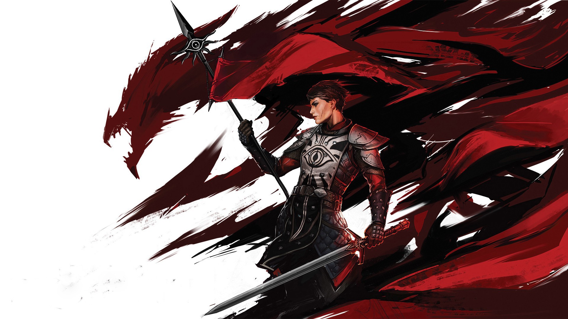 General 1920x1080 video games Cassandra Pentaghast Dragon Age: Inquisition video game girls RPG PC gaming armor women with swords fantasy art fantasy girl video game art
