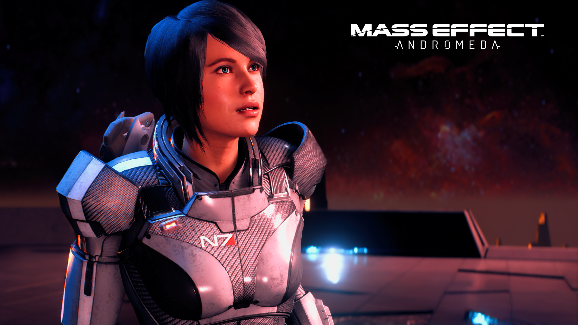 General 1920x1080 Mass Effect: Andromeda N7 Mass Effect Sara Ryder Ryder video games video game characters