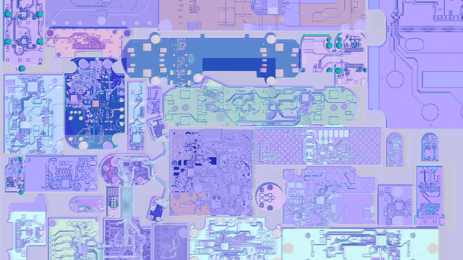 General 1920x1080 PCB technology electronics pastel circuitry circuit boards violet