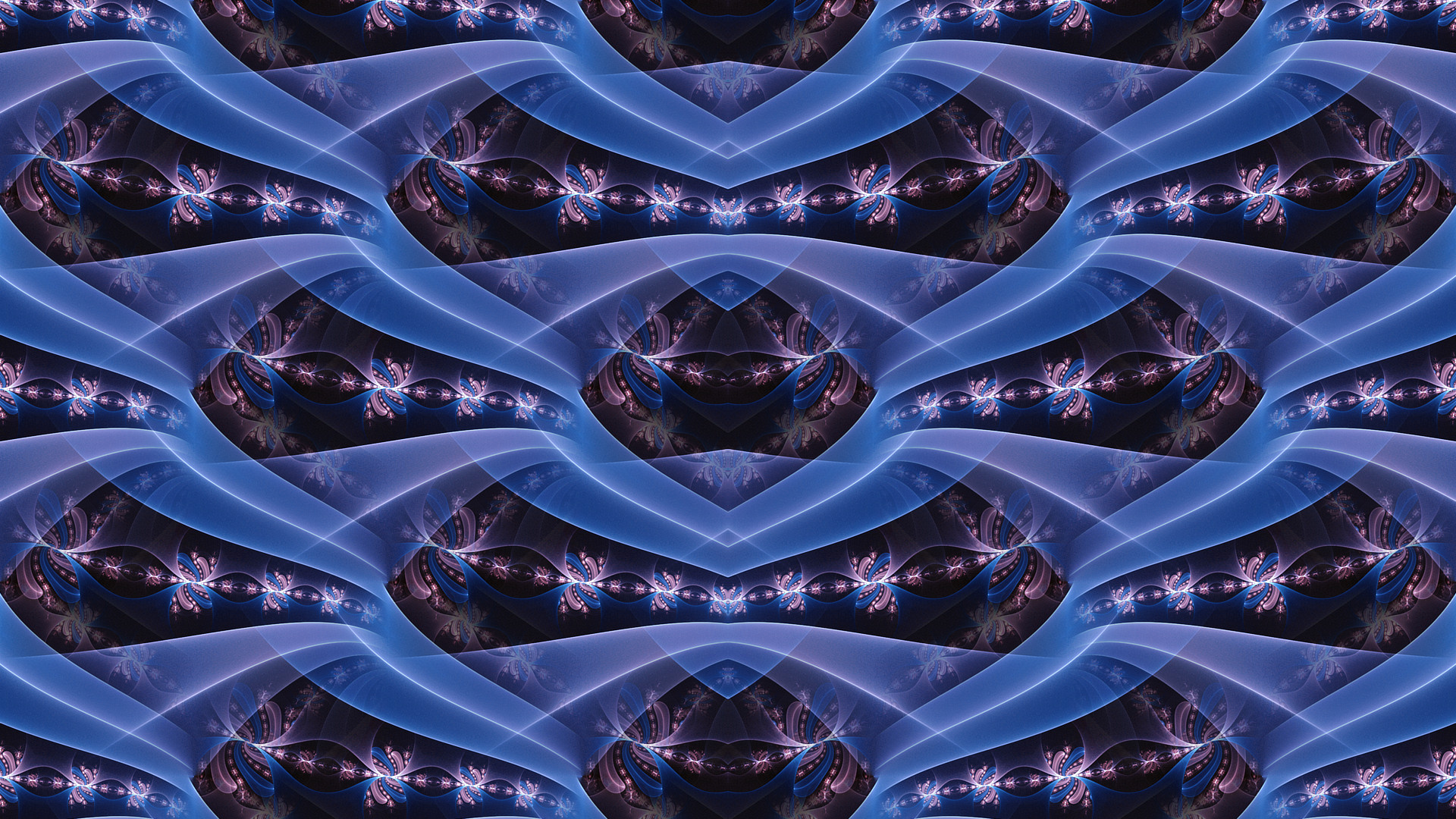 General 1920x1080 abstract fractal pattern symmetry digital art