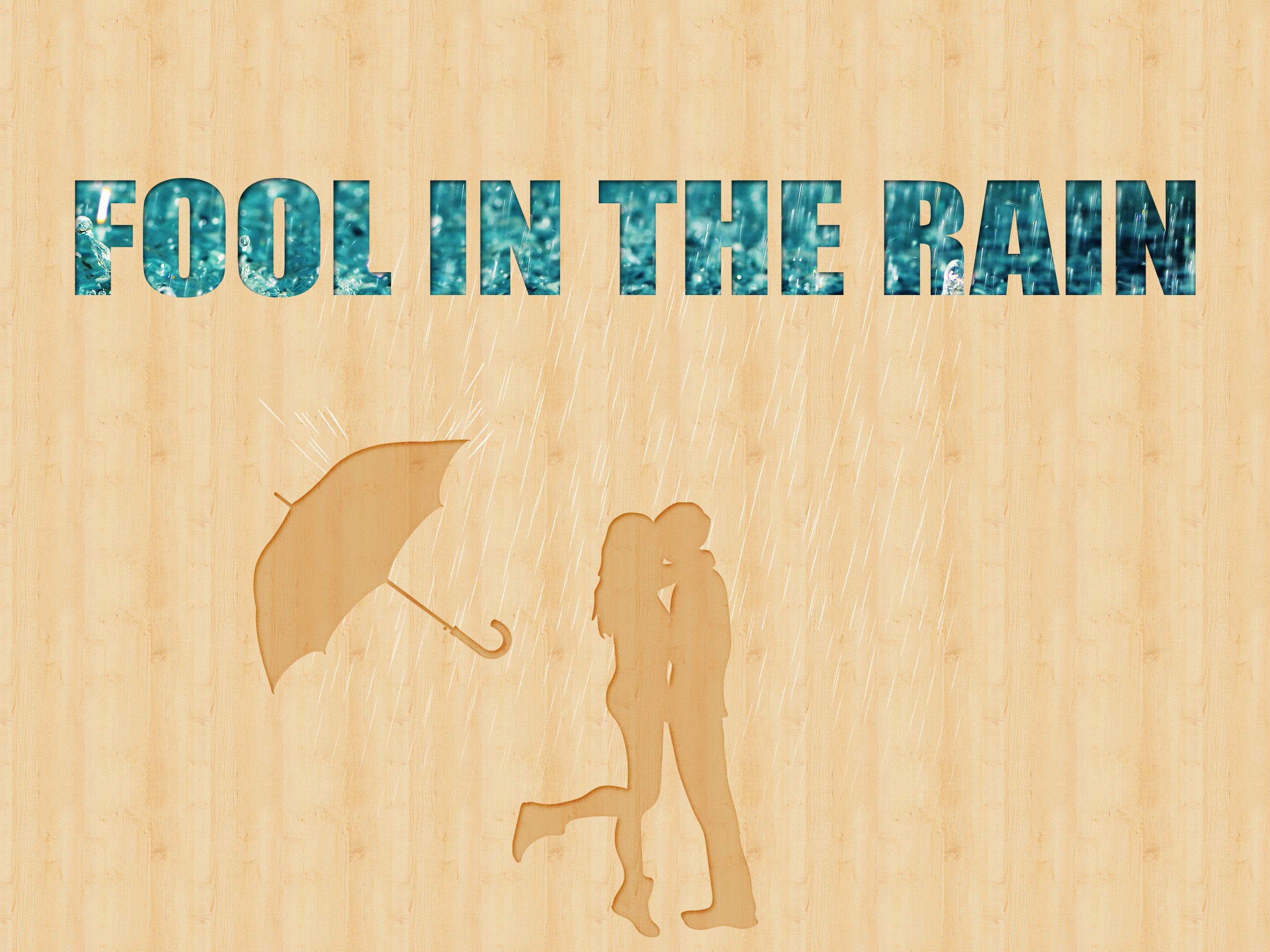 General 2560x1920 rain umbrella Led Zeppelin simple background digital art