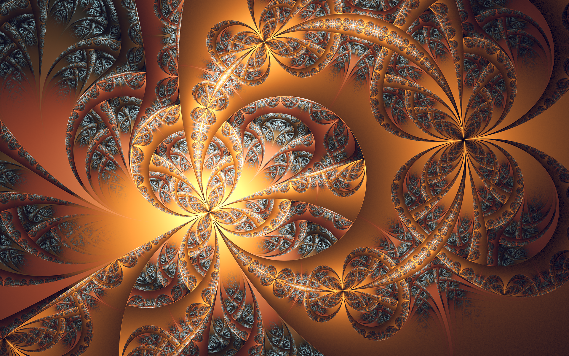 General 1920x1200 fractal abstract digital art artwork