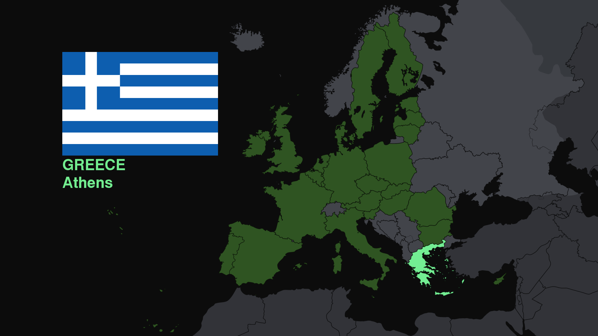 General 1920x1080 Greece flag map Europe