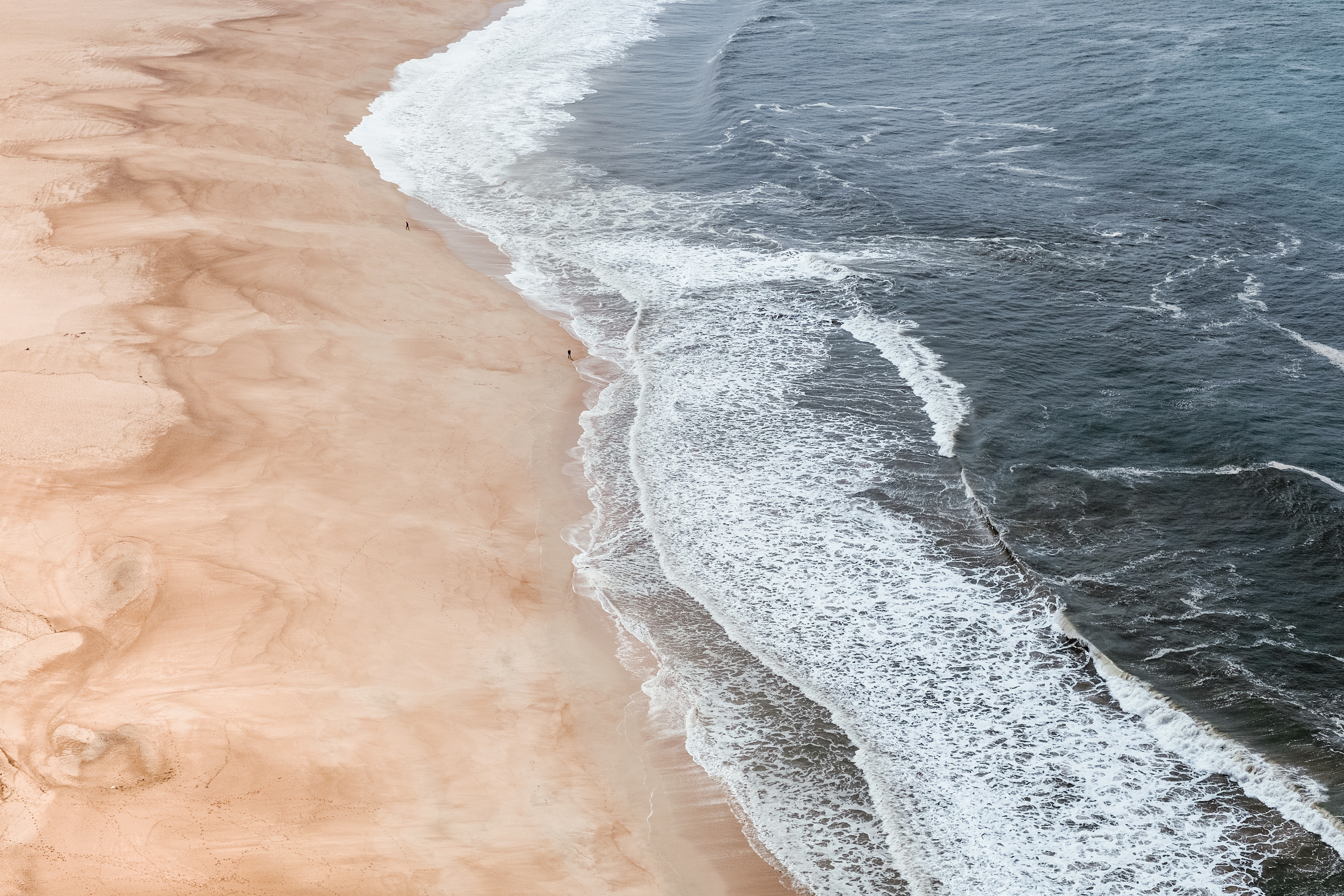 General 4896x3264 nature water beach aerial view sand waves