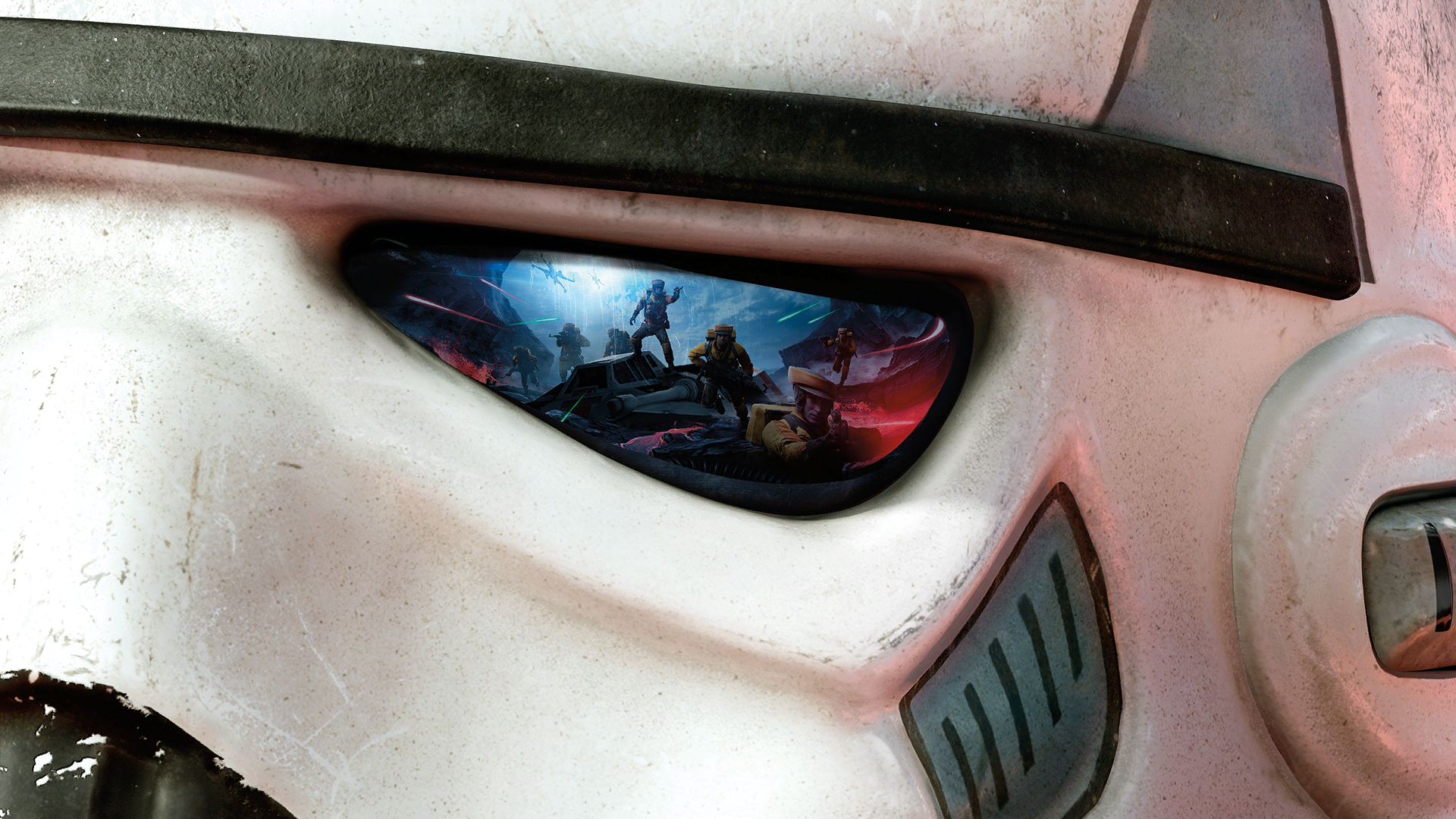 General 1920x1080 Star Wars: Battlefront stormtrooper closeup battle reflection video games PC gaming Imperial Stormtrooper video game art science fiction
