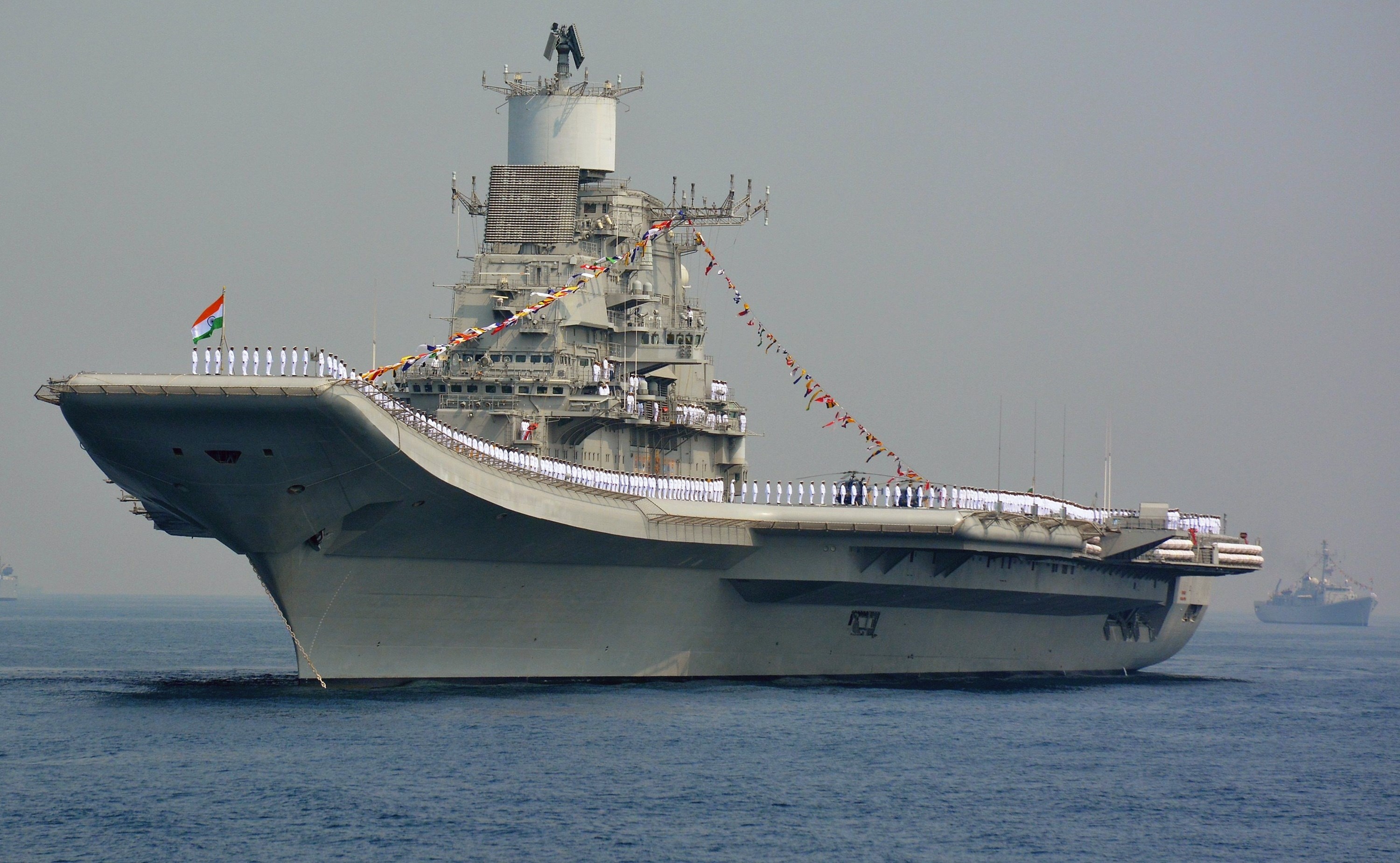 General 3000x1848 INS Vikramaditya Indian-Navy aircraft carrier military ship warship military vehicle vehicle