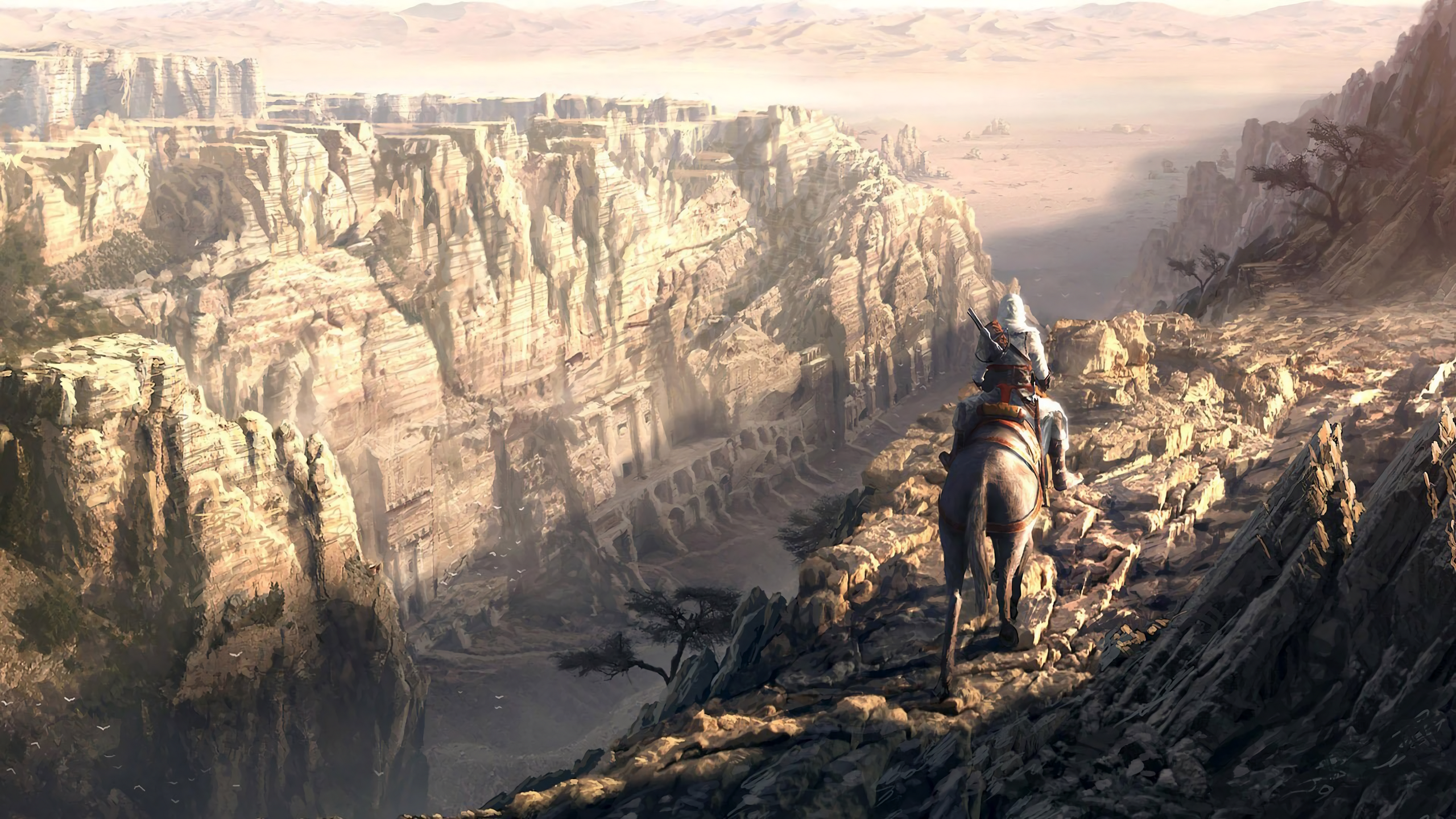 General 2560x1440 Assassin's Creed Altaïr Ibn-La'Ahad video game art video games landscape PC gaming video game landscape