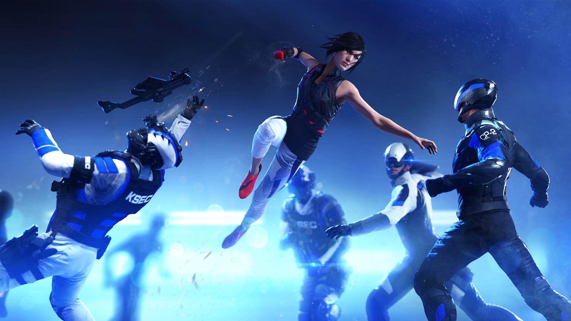 General 1920x1080 Mirror's Edge Mirror's Edge Catalyst EA DICE cyan video game art video game girls Faith Connors Electronic Arts video games PC gaming