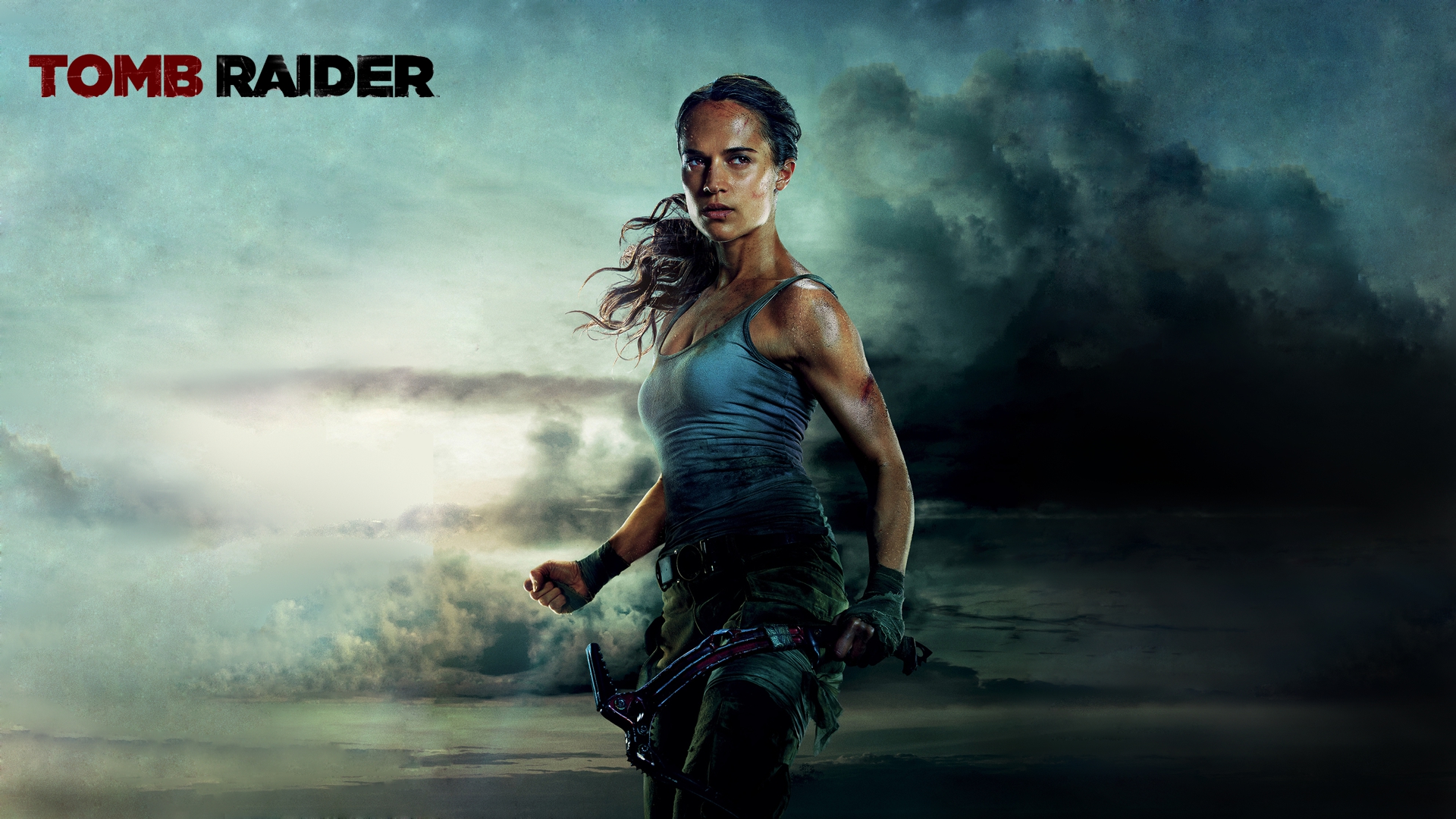 People 1920x1080 Alicia Vikander Lara Croft (Tomb Raider) women video game girls video game characters movies Climbing Hooks Tomb Raider (Movies) Swedish women adventurers actress