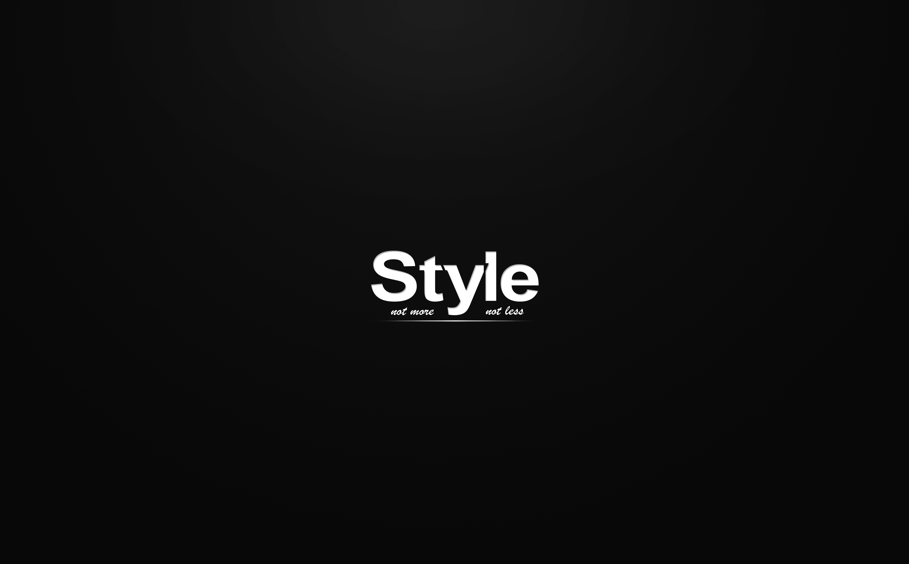 General 3480x2160 typography text minimalism black logo
