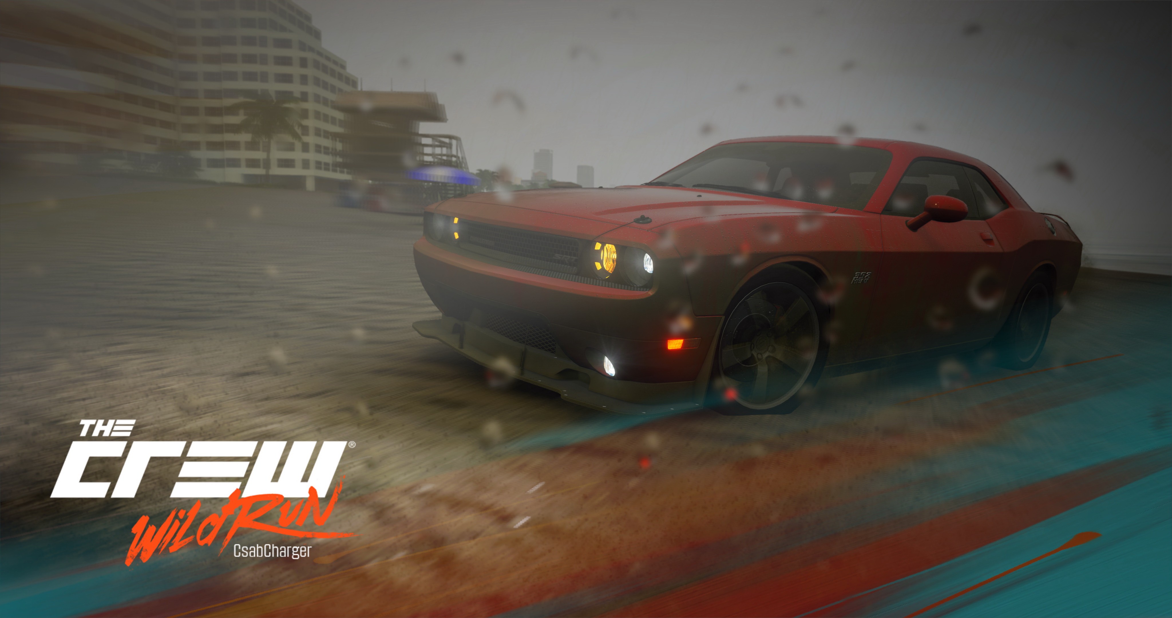 General 4096x2160 The Crew The Crew Wild Run Miami race cars Dodge Challenger video games Dodge muscle cars American cars Ubisoft V8 engine