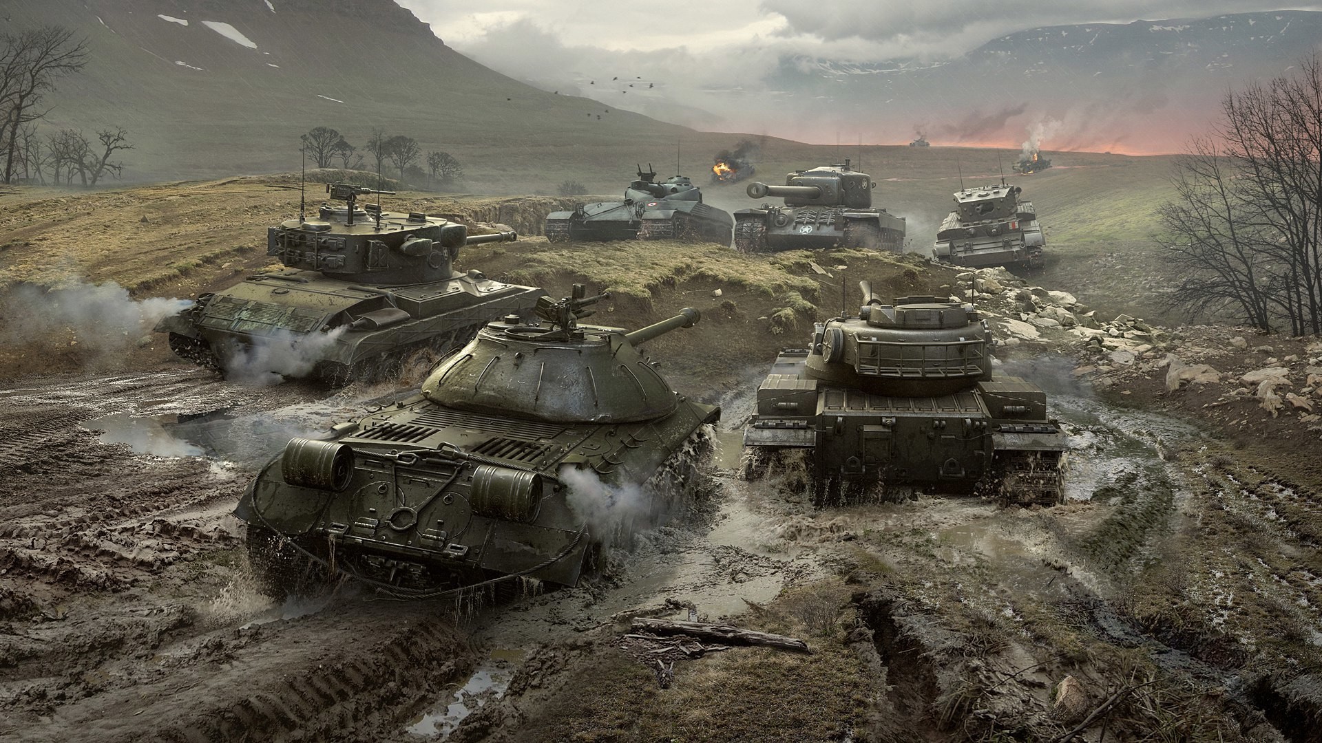 General 1920x1080 World of Tanks video games IS-3 PC gaming tank military vehicle video game art