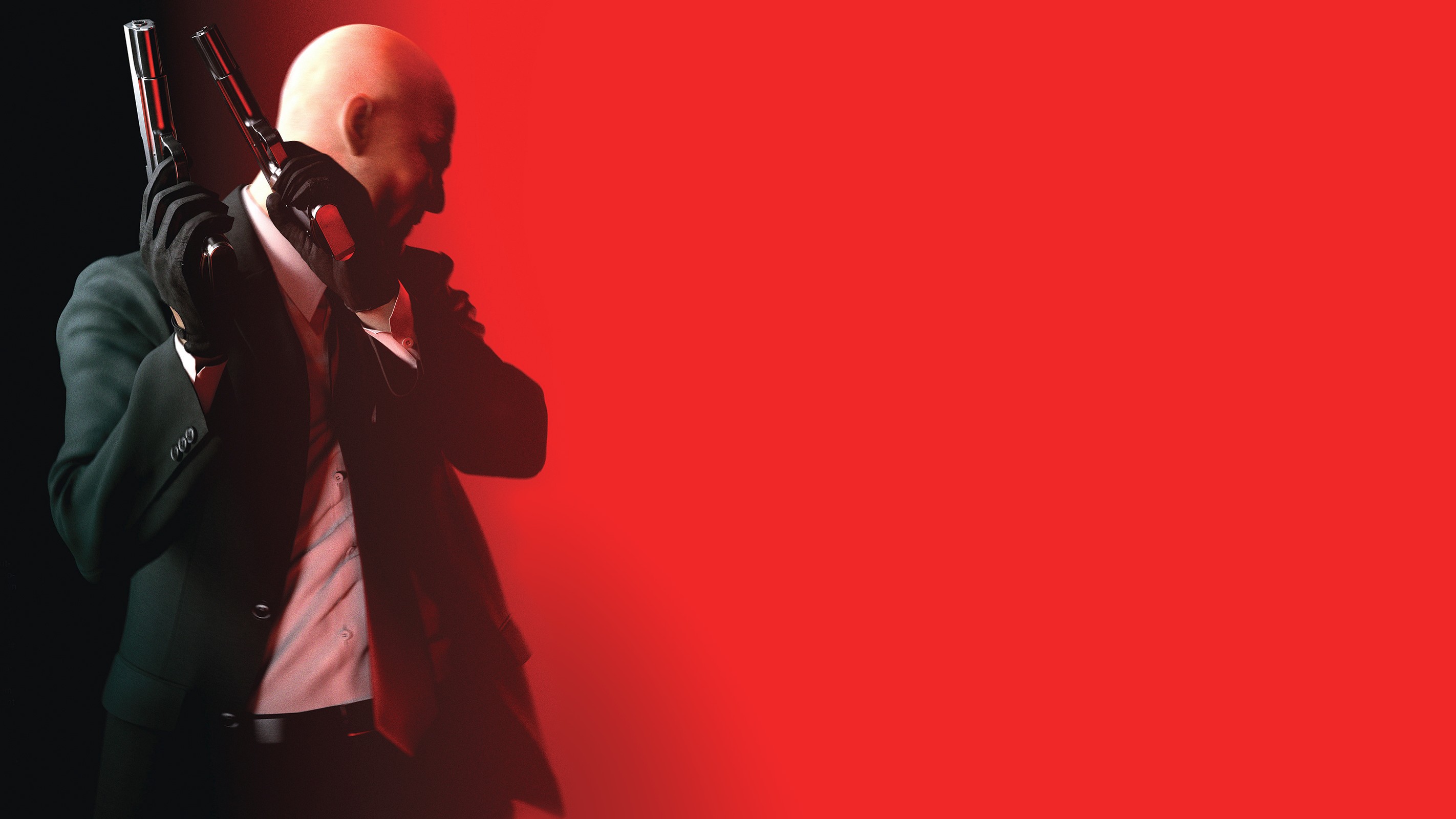 General 2844x1600 Hitman red suits artwork video games red background antiheroes tie bald weapon simple background gun boys with guns men gloves video game men PC gaming black gloves Hitman: Absolution necktie two tone dual wield video game characters Agent 47