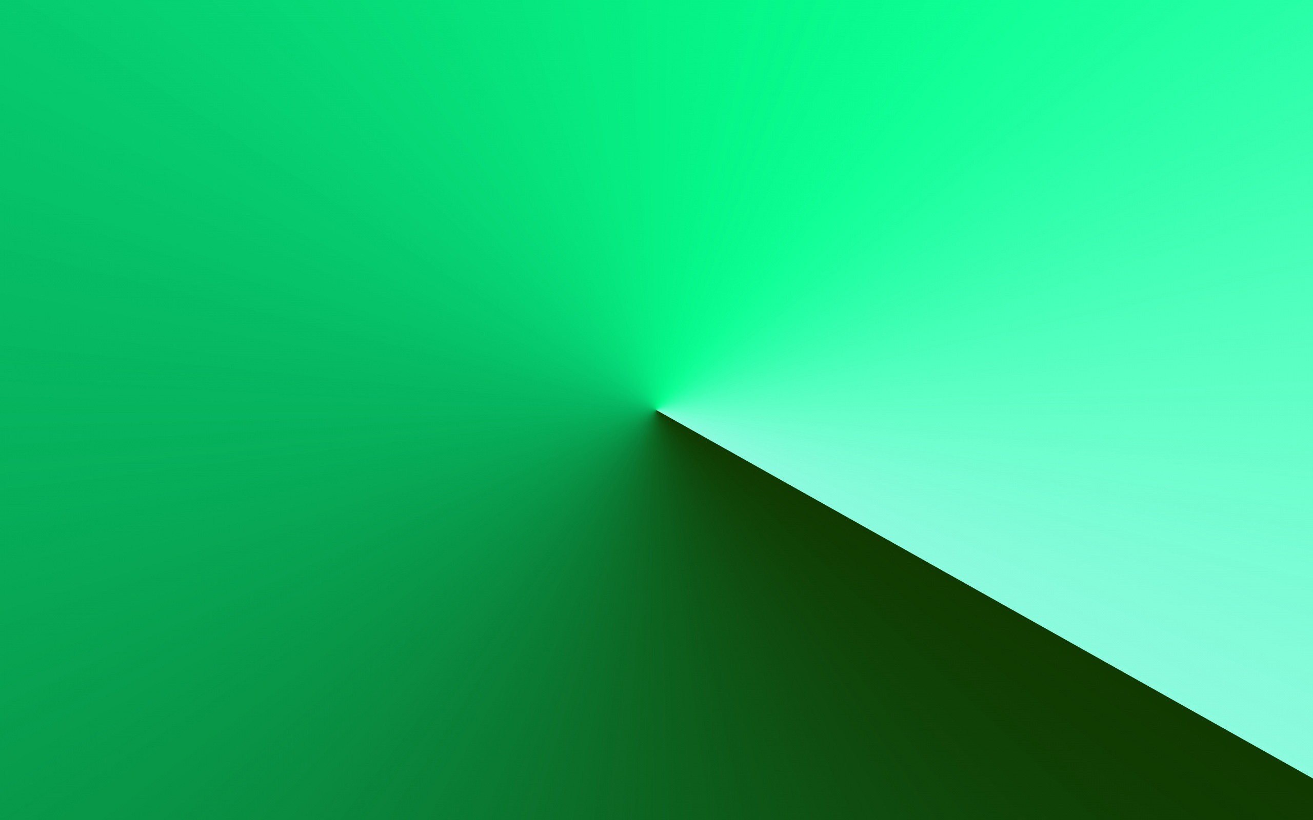 General 2560x1600 green green background minimalism digital art gradient