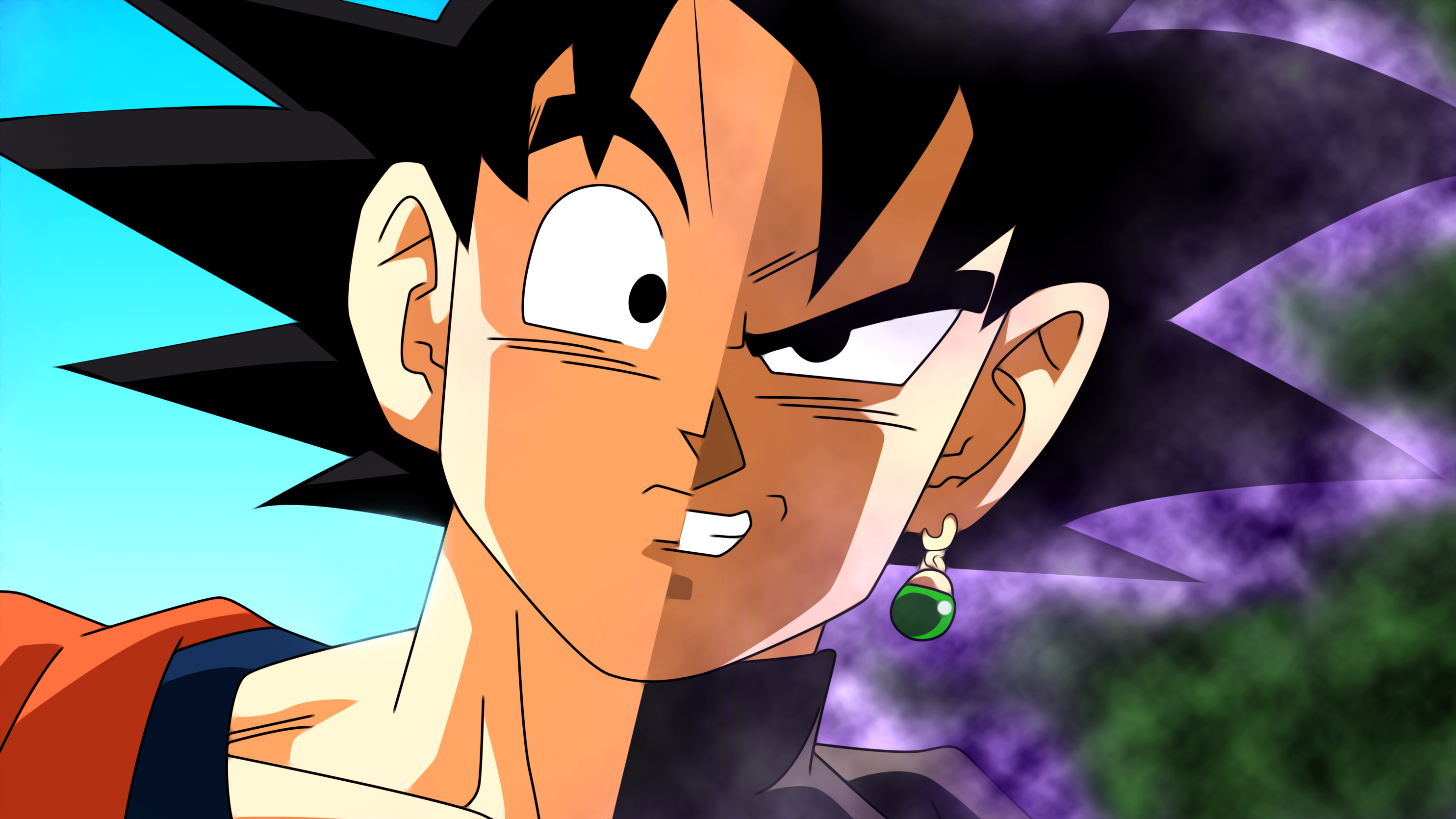 Anime 2969x1670 Goku Black Dragon Ball anime anime boys