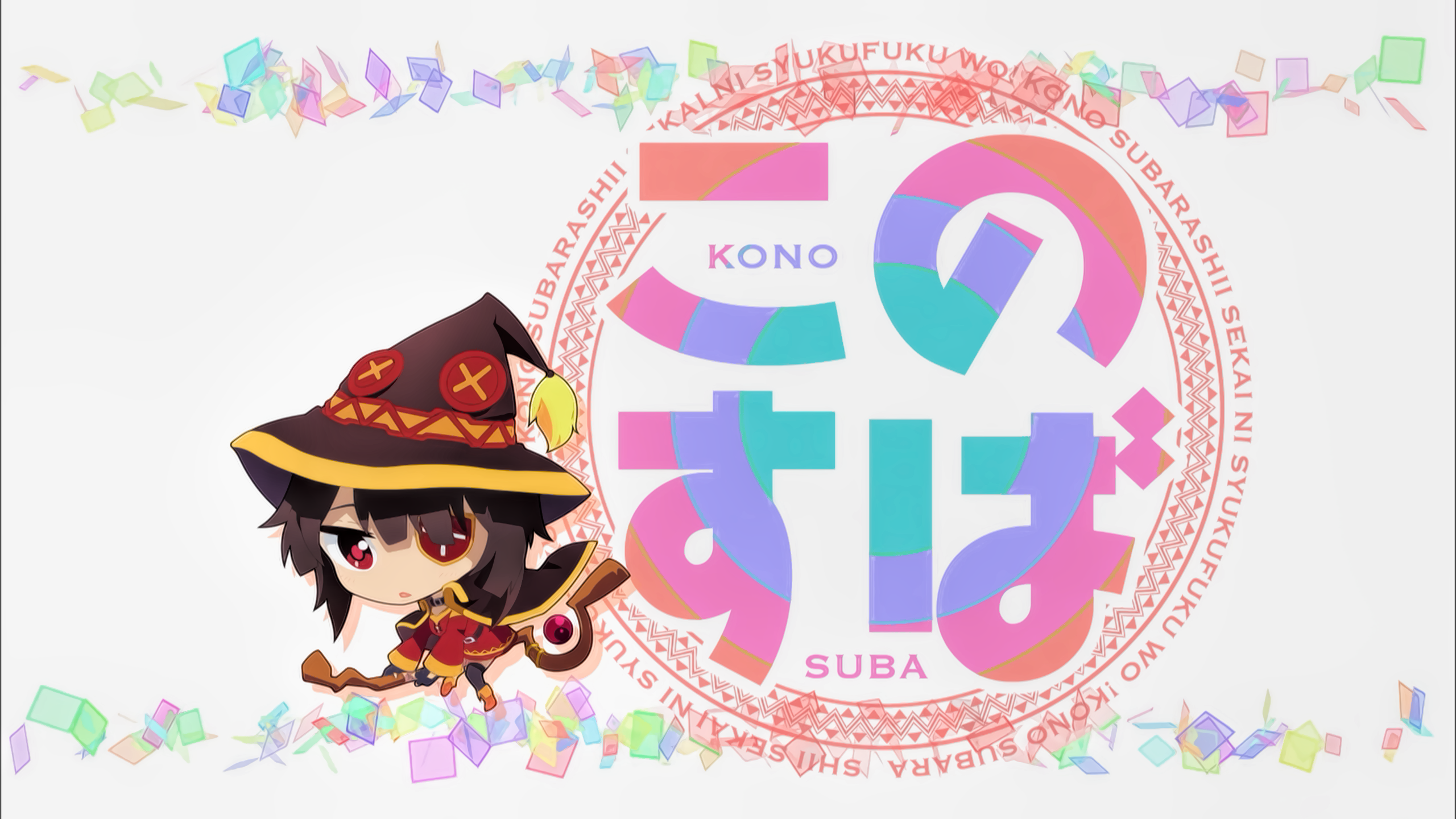 Anime 2560x1440 Megumin (KonoSuba) Kono Subarashii Sekai ni Shukufuku wo! anime anime girls