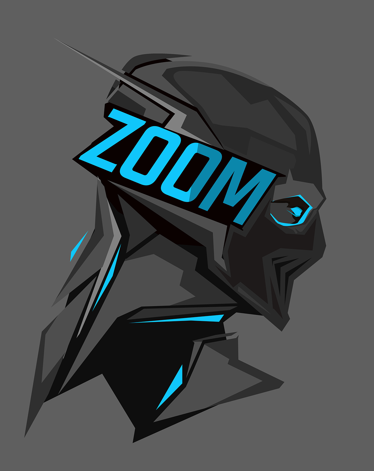General 1200x1510 DC Comics Zoom (fictional character) gray background profile simple background artwork