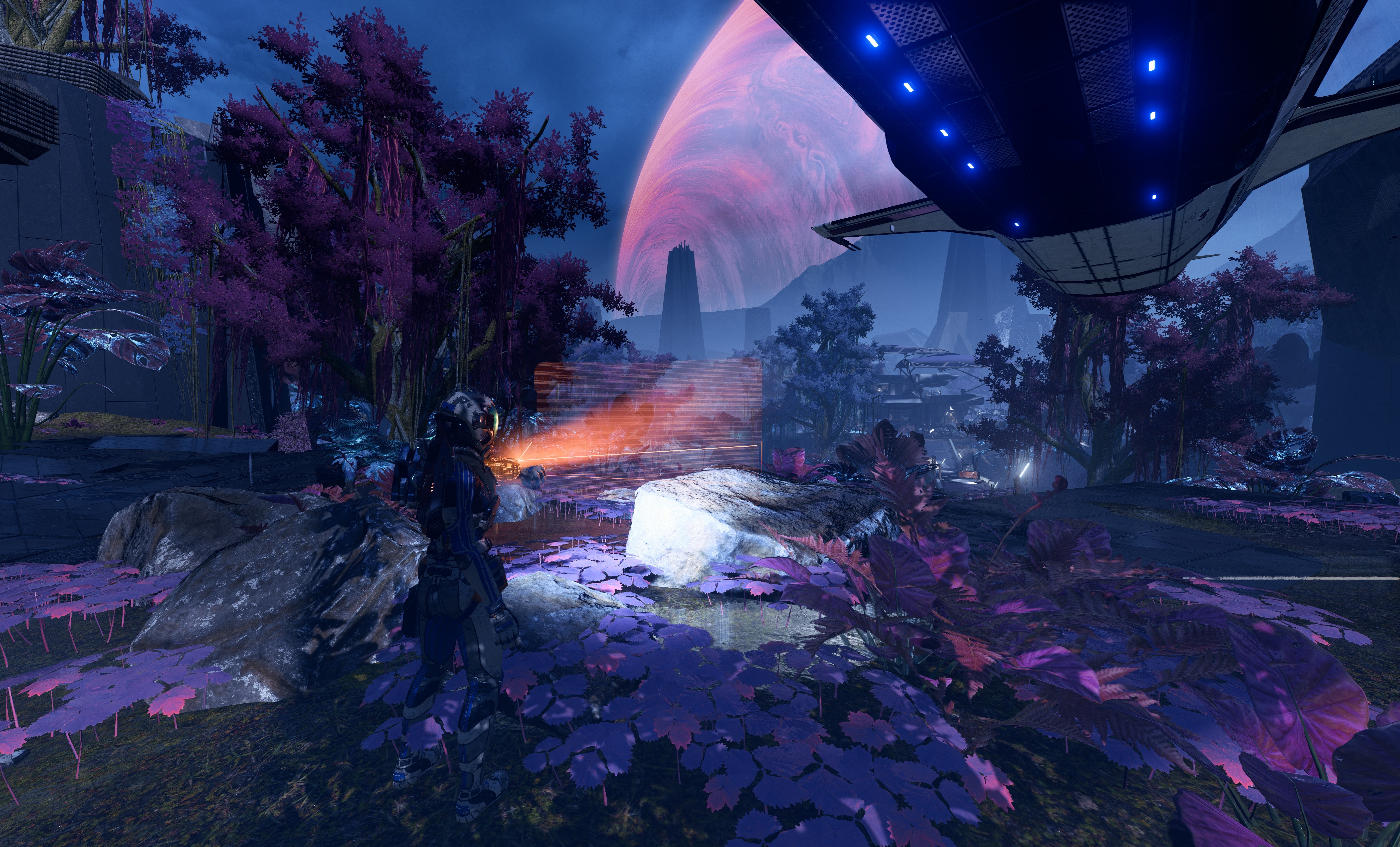 General 7138x4320 Mass Effect: Andromeda Tempest Mass Effect digital art video games low light
