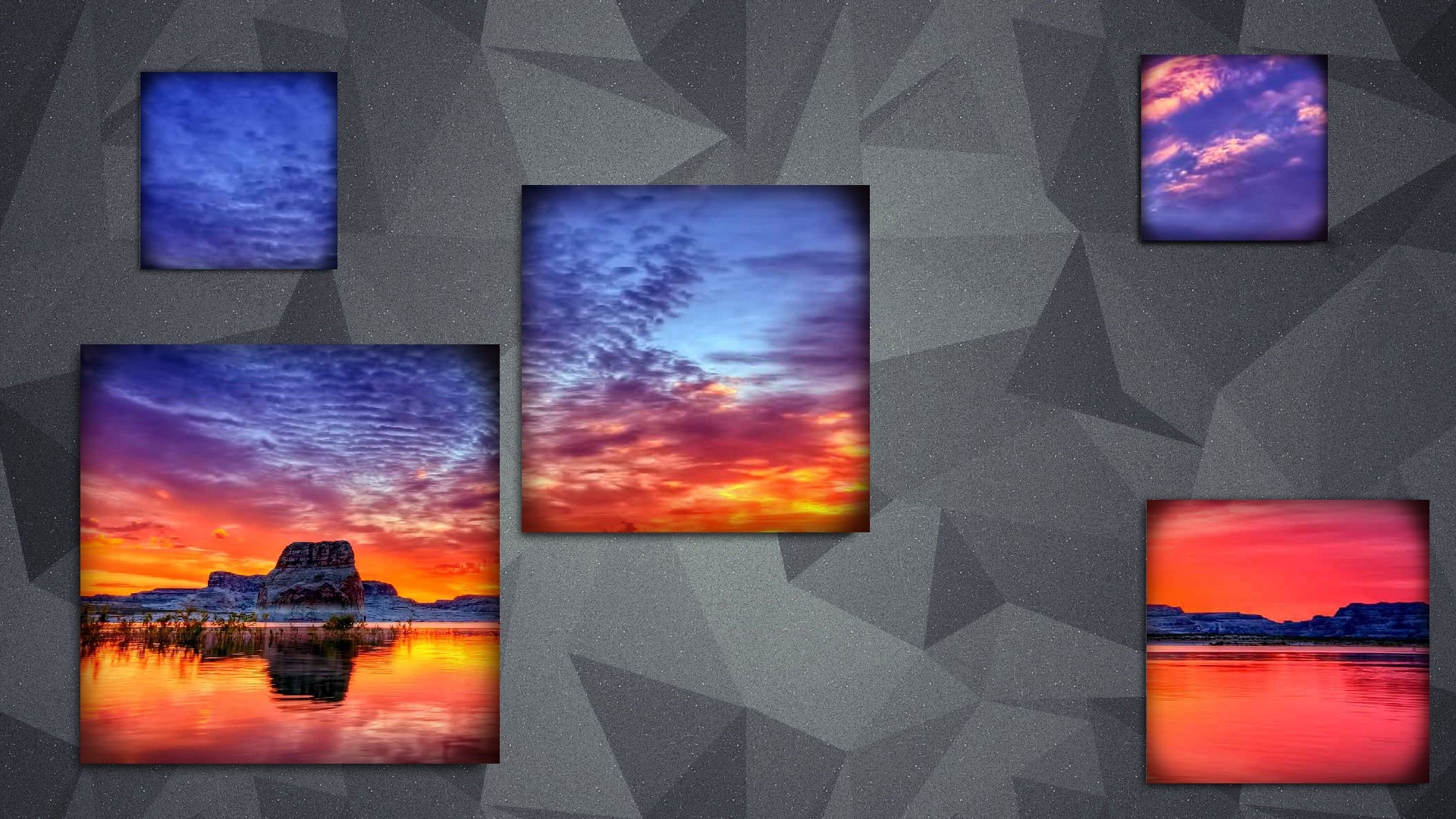 General 1920x1080 sunset square collage sky abstract