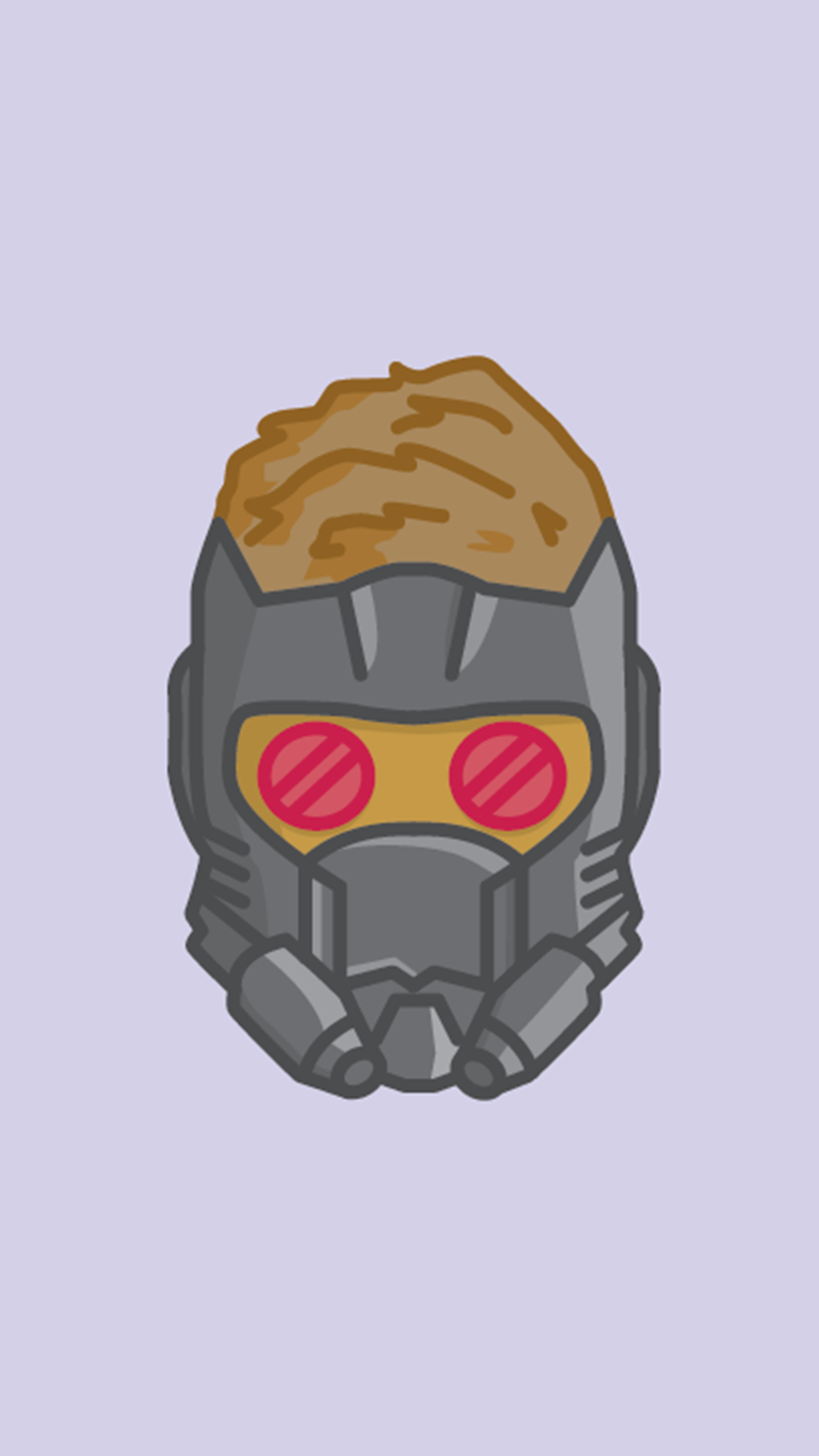 General 1080x1920 Star-Lord simple background artwork Guardians of the Galaxy comic art minimalism