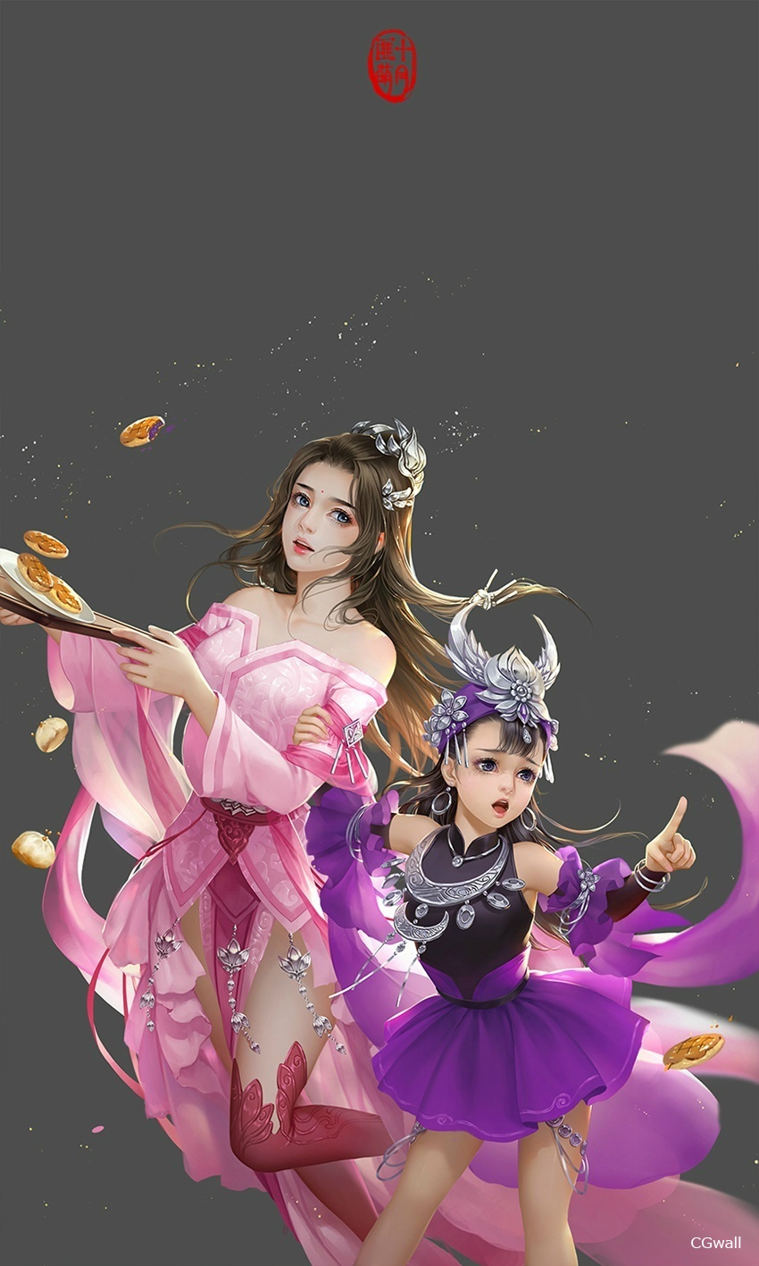 Anime 850x1417 Chinese dress Wuxia anime girls