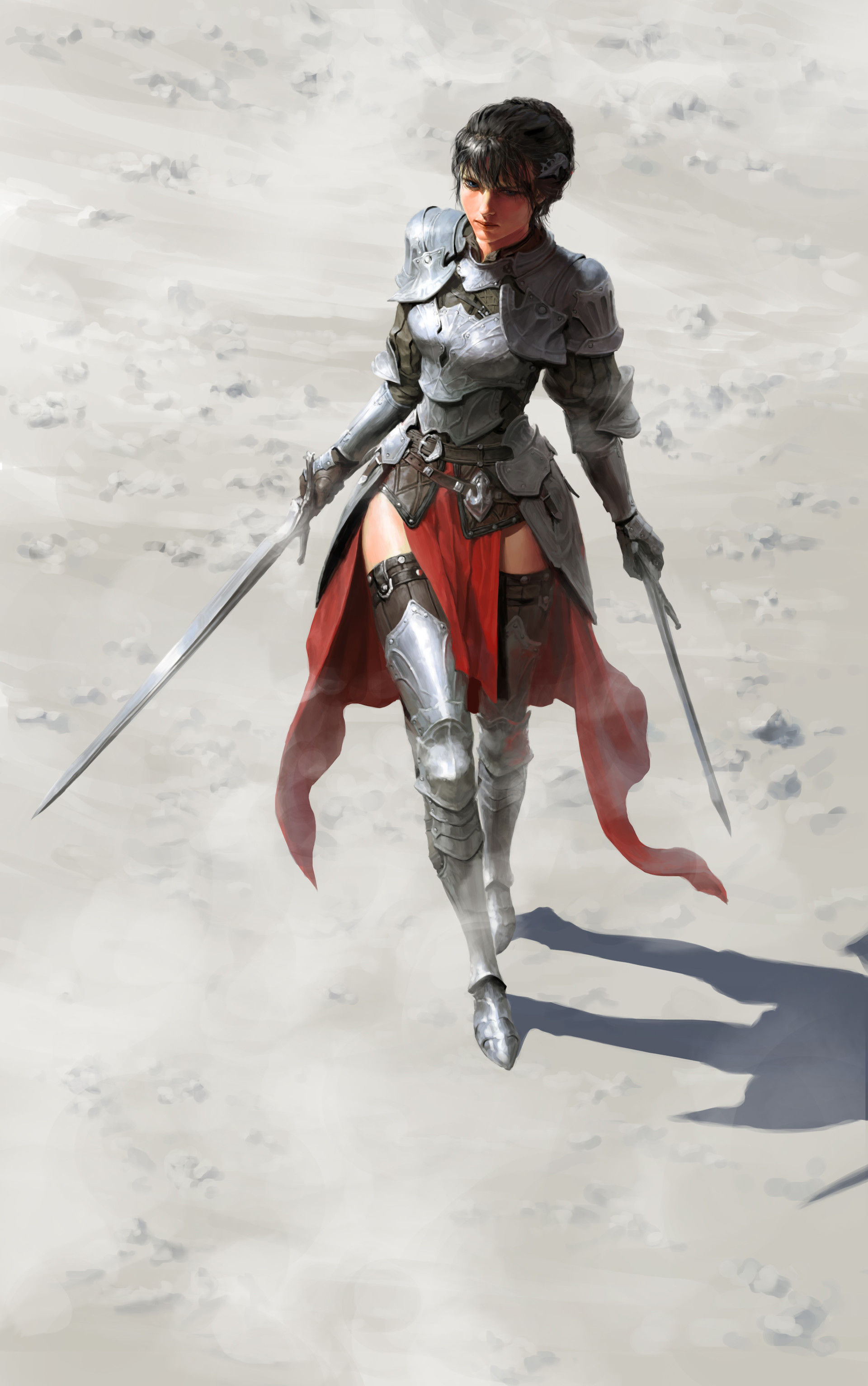 General 1920x3064 warrior armor knight fantasy girl